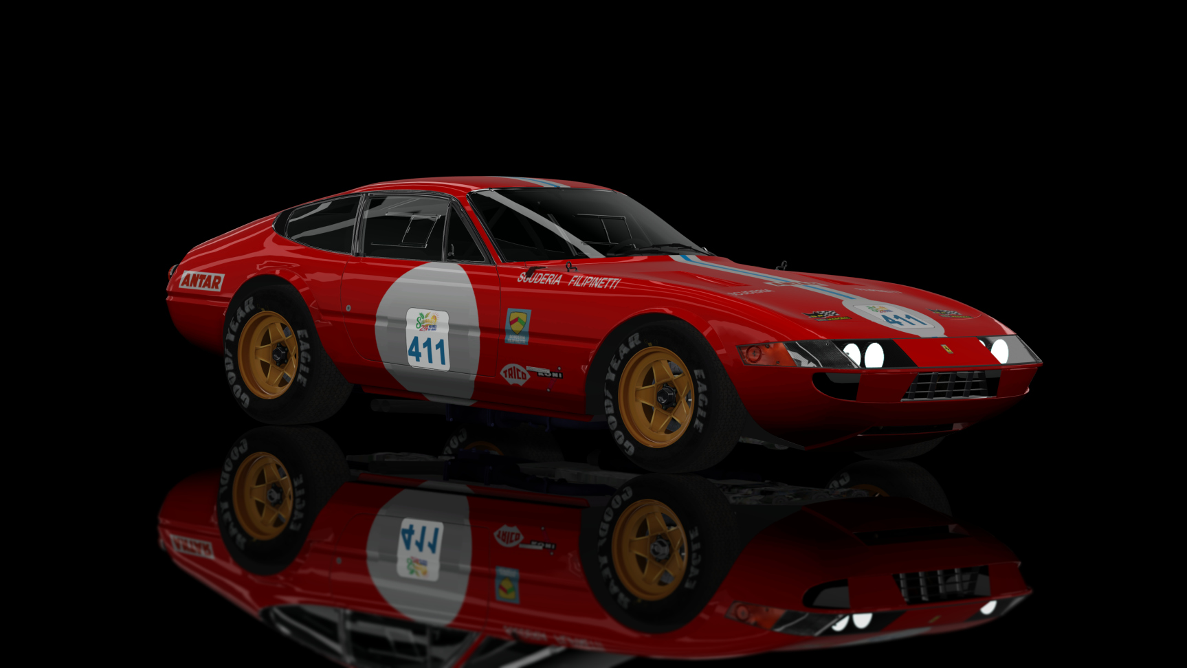 CLASSIC GR.4 - Ferrari 365 GTB S3 1970, skin ACF HLM1 GTC #411