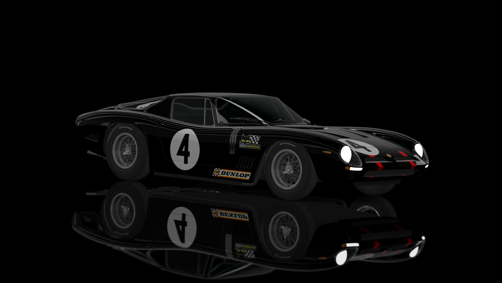 CLASSIC GR.3 - Bizzarrini GT 5300 Corsa 1965, skin 04_black