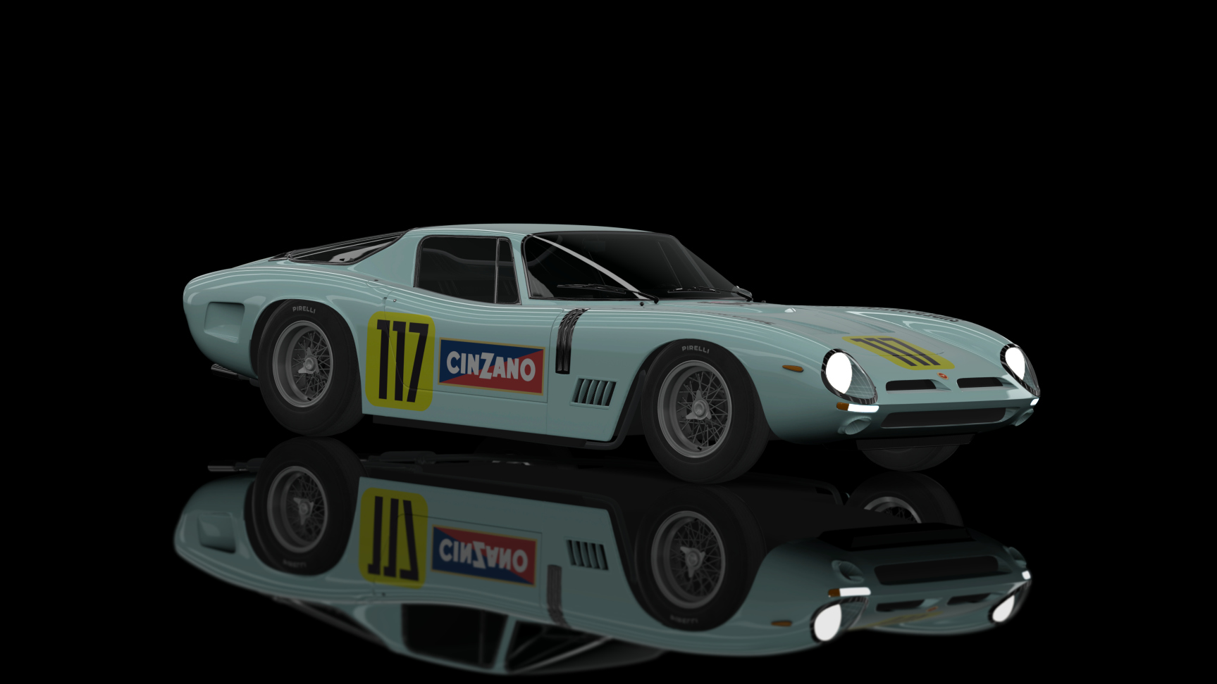 CLASSIC GR.3 - Bizzarrini GT 5300 Corsa 1965, skin 117_grey