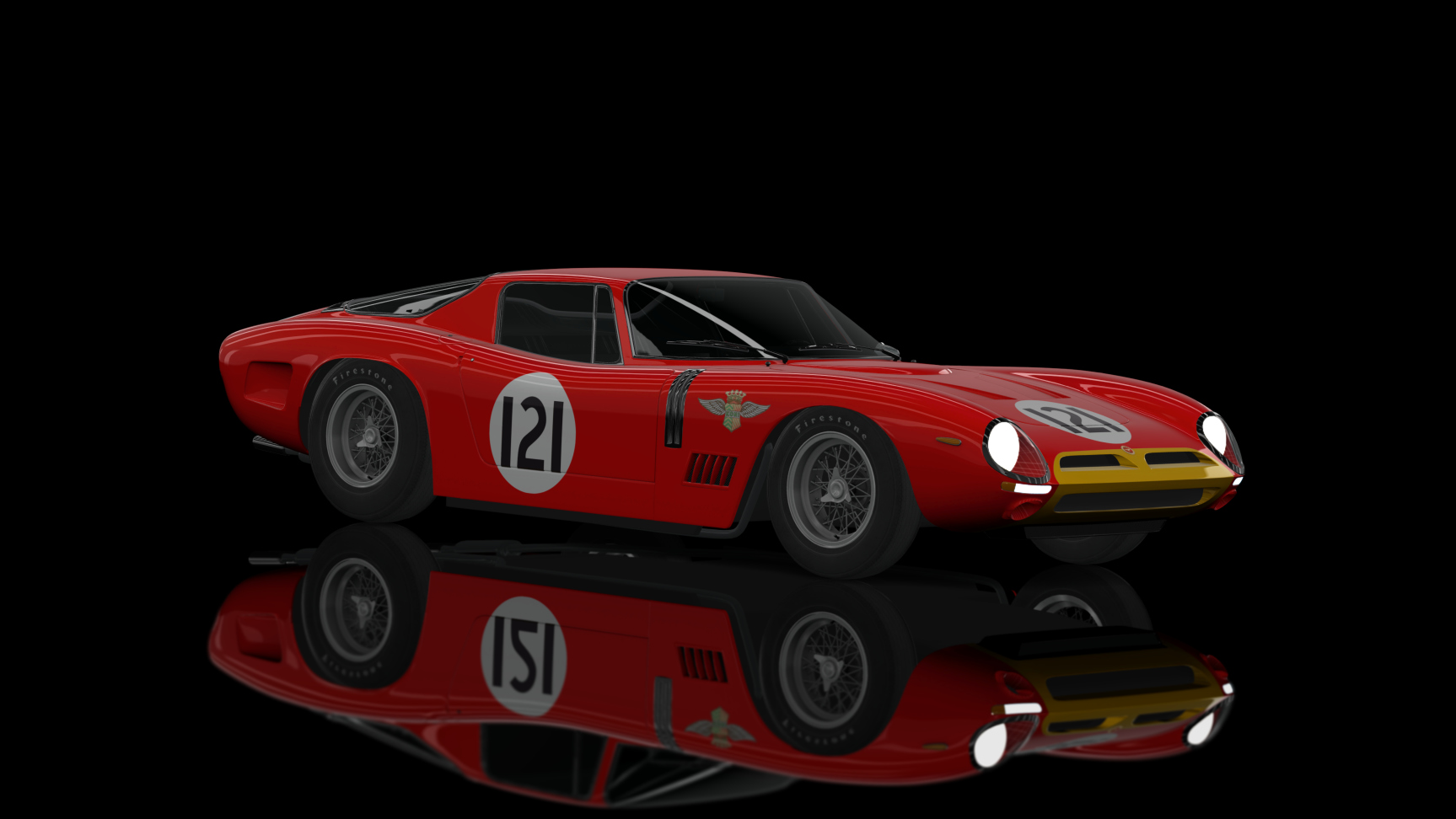 CLASSIC GR.3 - Bizzarrini GT 5300 Corsa 1965, skin 121_monza_red