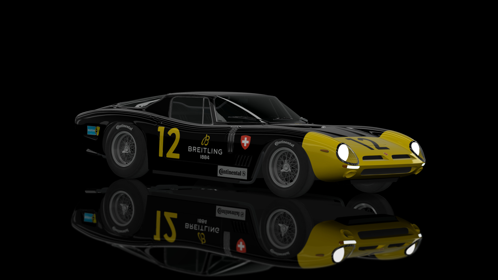 CLASSIC GR.3 - Bizzarrini GT 5300 Corsa 1965, skin 12_black