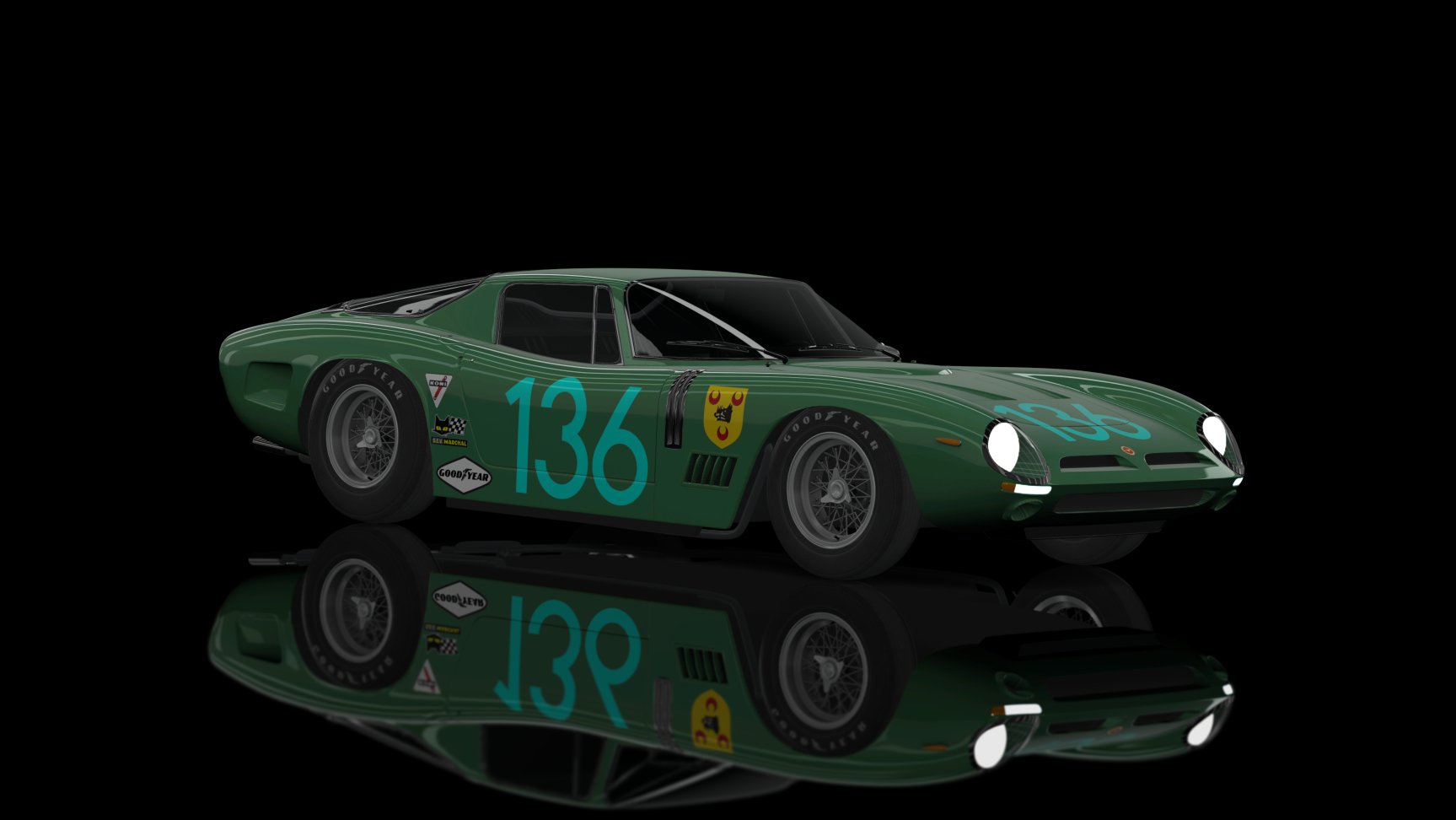 CLASSIC GR.3 - Bizzarrini GT 5300 Corsa 1965, skin 136_green