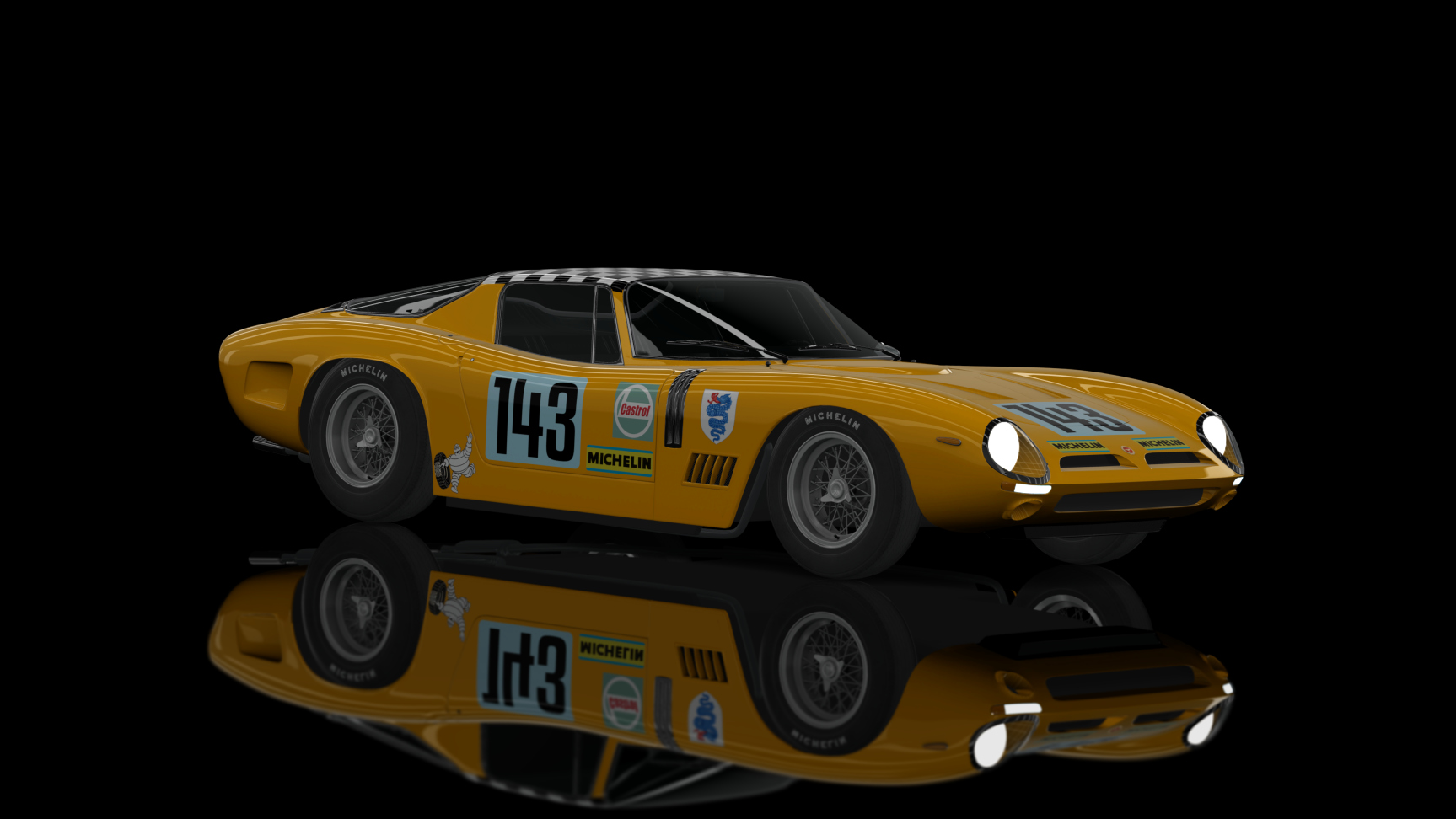 CLASSIC GR.3 - Bizzarrini GT 5300 Corsa 1965, skin 143_orange