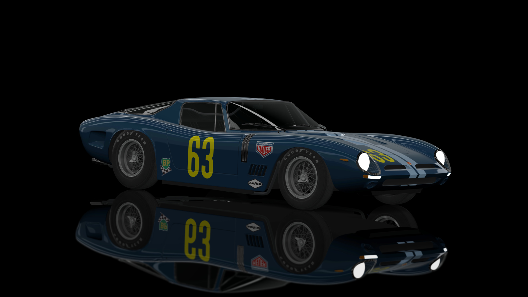 CLASSIC GR.3 - Bizzarrini GT 5300 Corsa 1965, skin 63_bluestripe