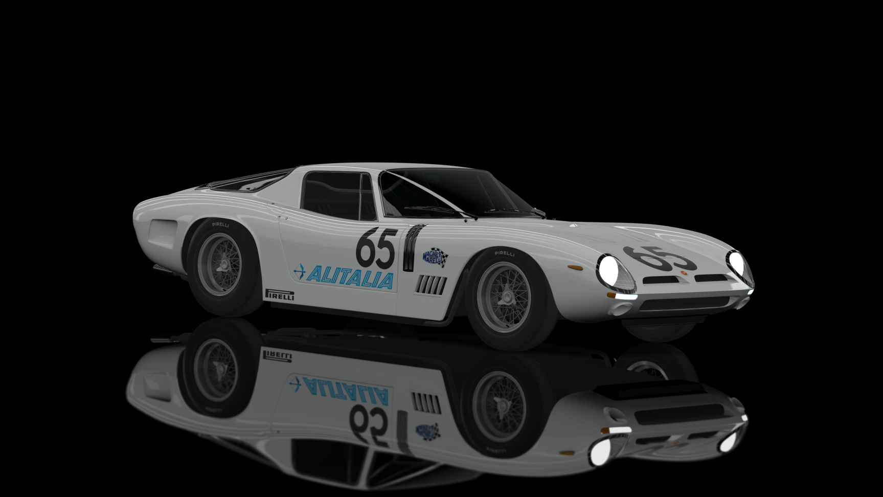 CLASSIC GR.3 - Bizzarrini GT 5300 Corsa 1965, skin 65_white