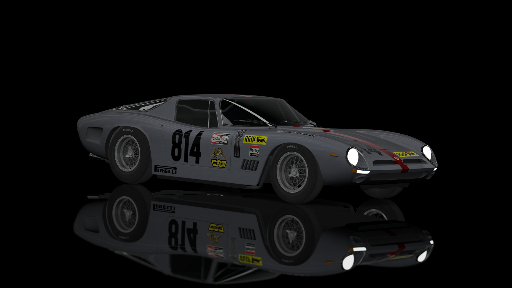 CLASSIC GR.3 - Bizzarrini GT 5300 Corsa 1965, skin 814_aluminium