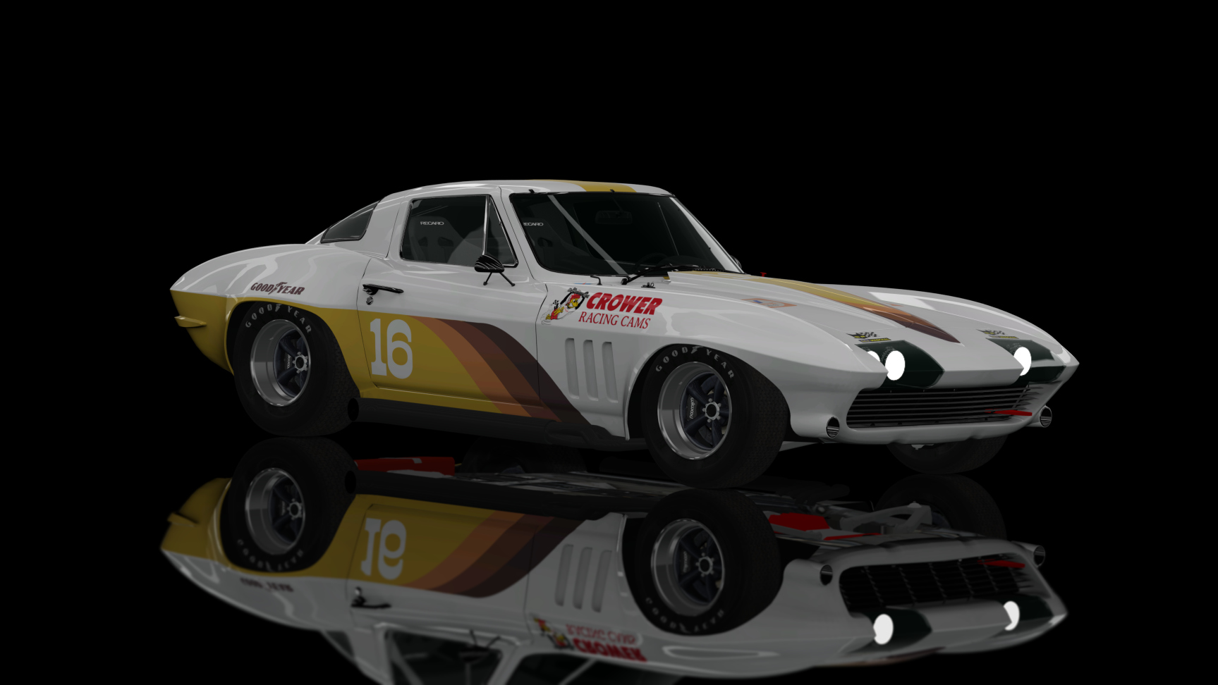 CLASSIC GR.3 - Chevrolet Corvette 1967, skin bronzestripes4k