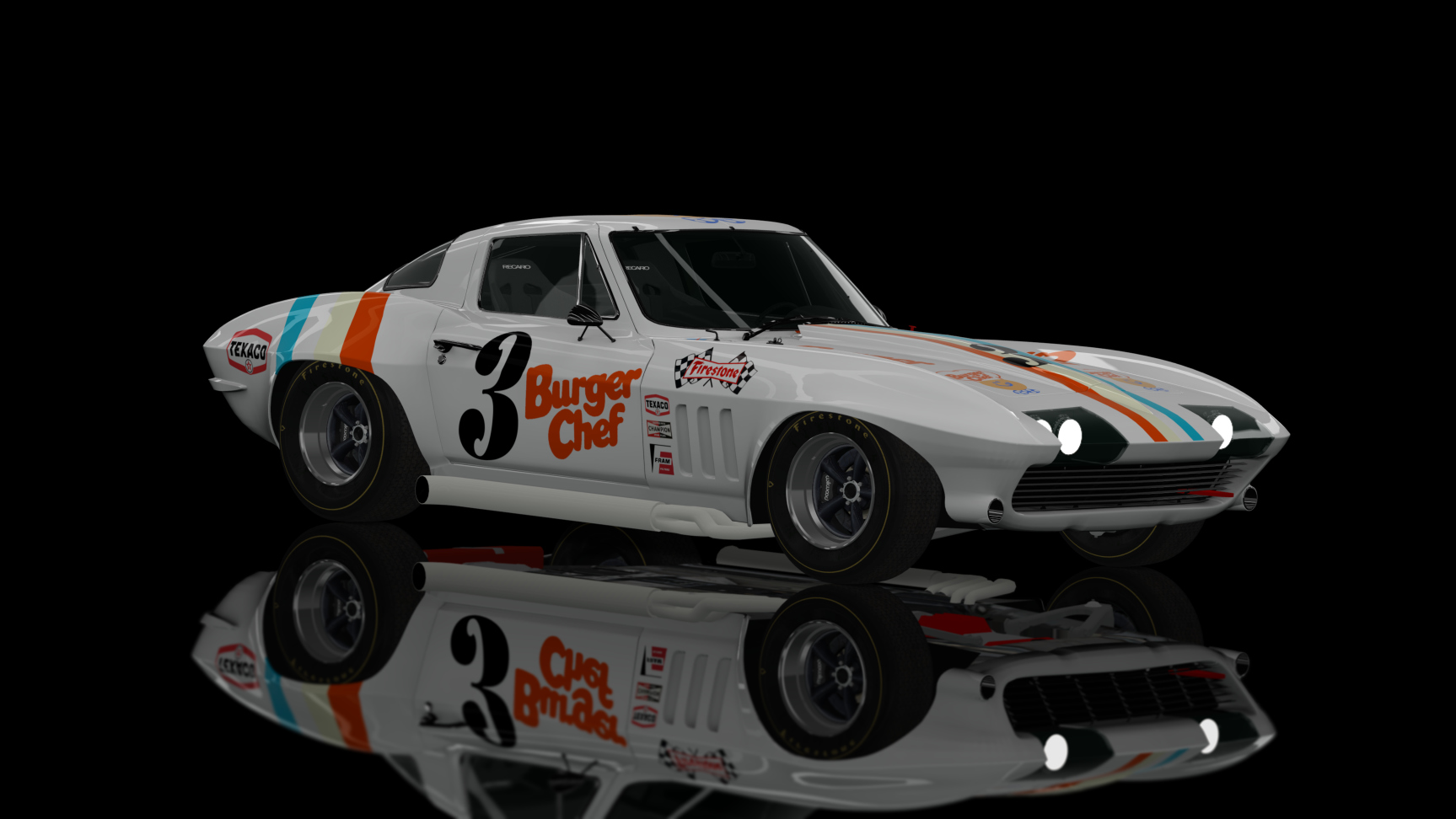 CLASSIC GR.3 - Chevrolet Corvette 1967, skin burgerchef