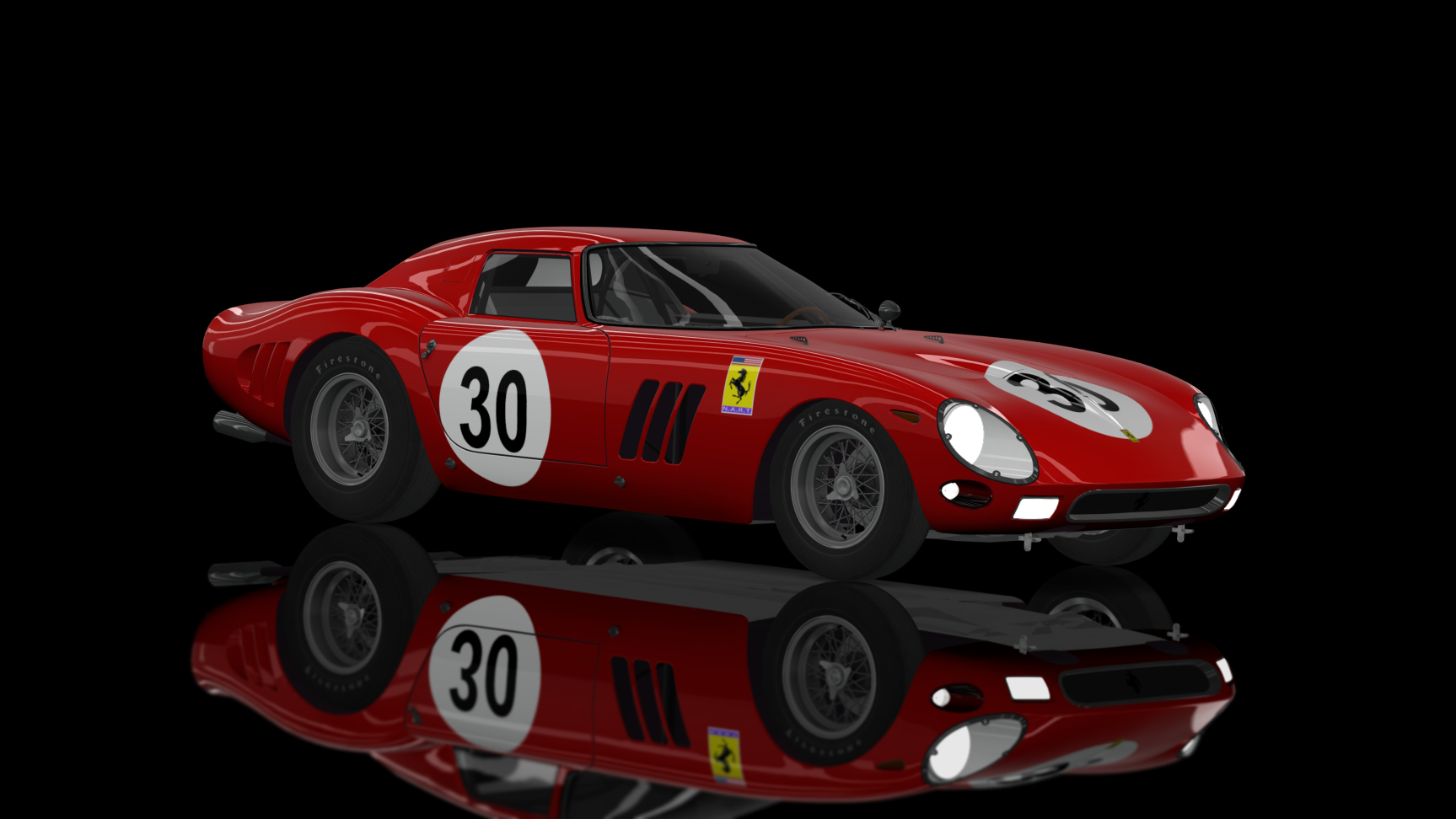 CLASSIC GR.3 - Ferrari 250 GTO Series II 1964, skin 01_red30