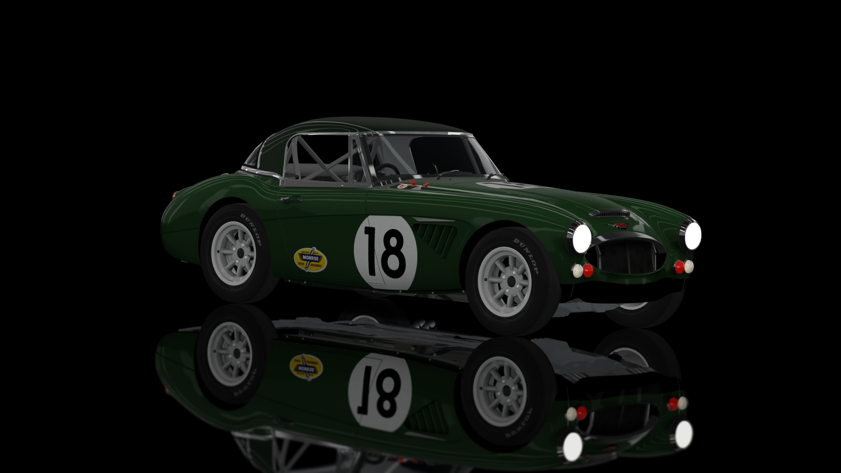 CLASSIC GR.3 - Austin Healey 3000 Lightweight 1964, skin green18