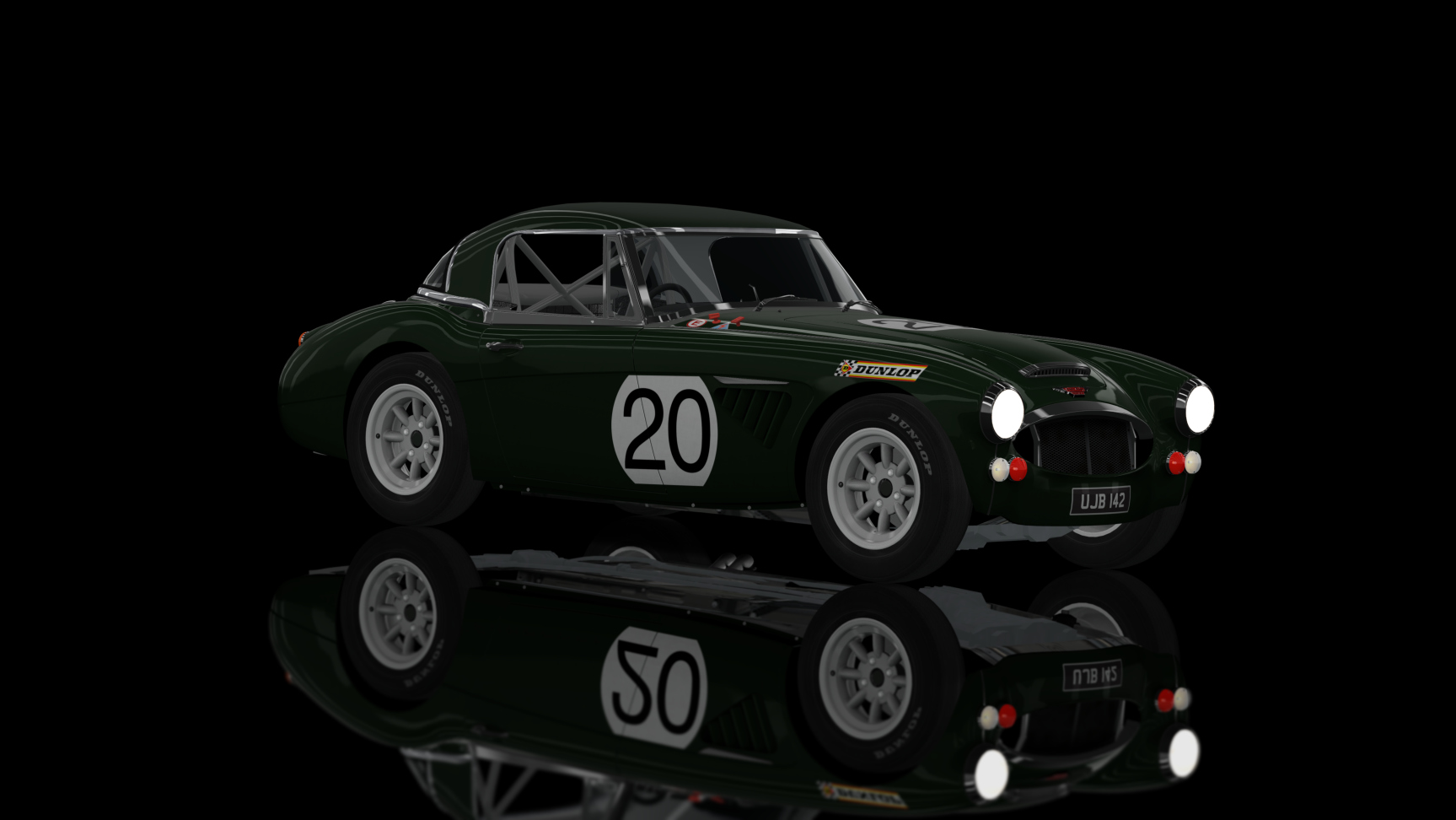 CLASSIC GR.3 - Austin Healey 3000 Lightweight 1964, skin green20