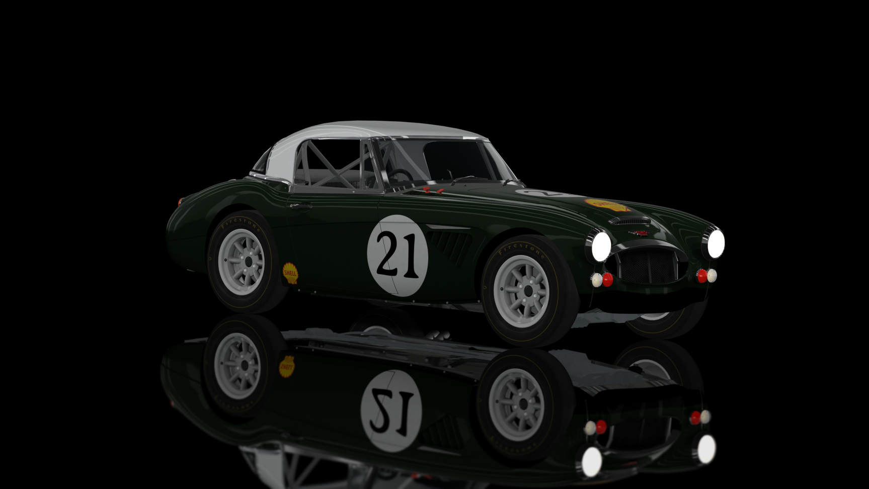 CLASSIC GR.3 - Austin Healey 3000 Lightweight 1964, skin green21