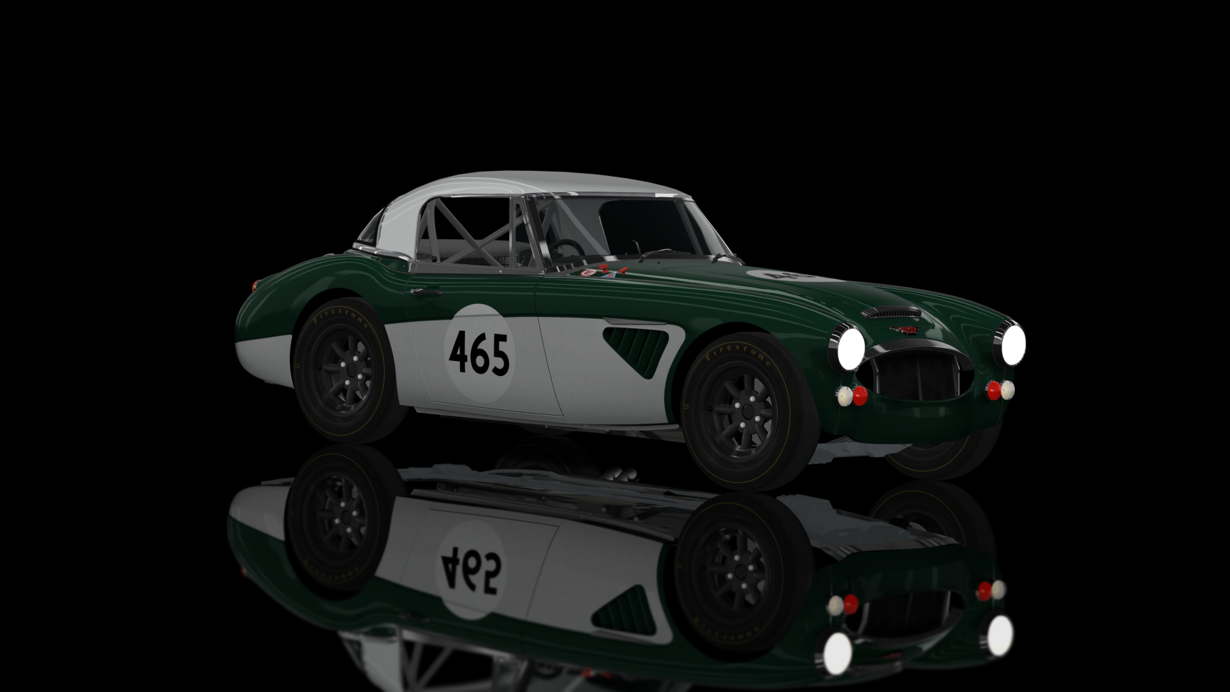 CLASSIC GR.3 - Austin Healey 3000 Lightweight 1964, skin green465