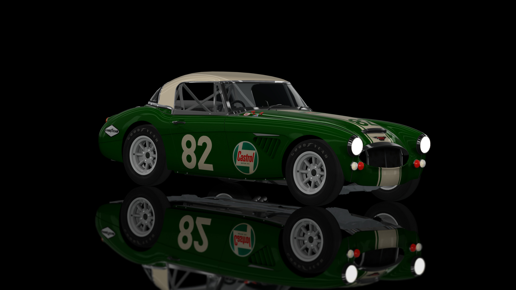 CLASSIC GR.3 - Austin Healey 3000 Lightweight 1964, skin green82