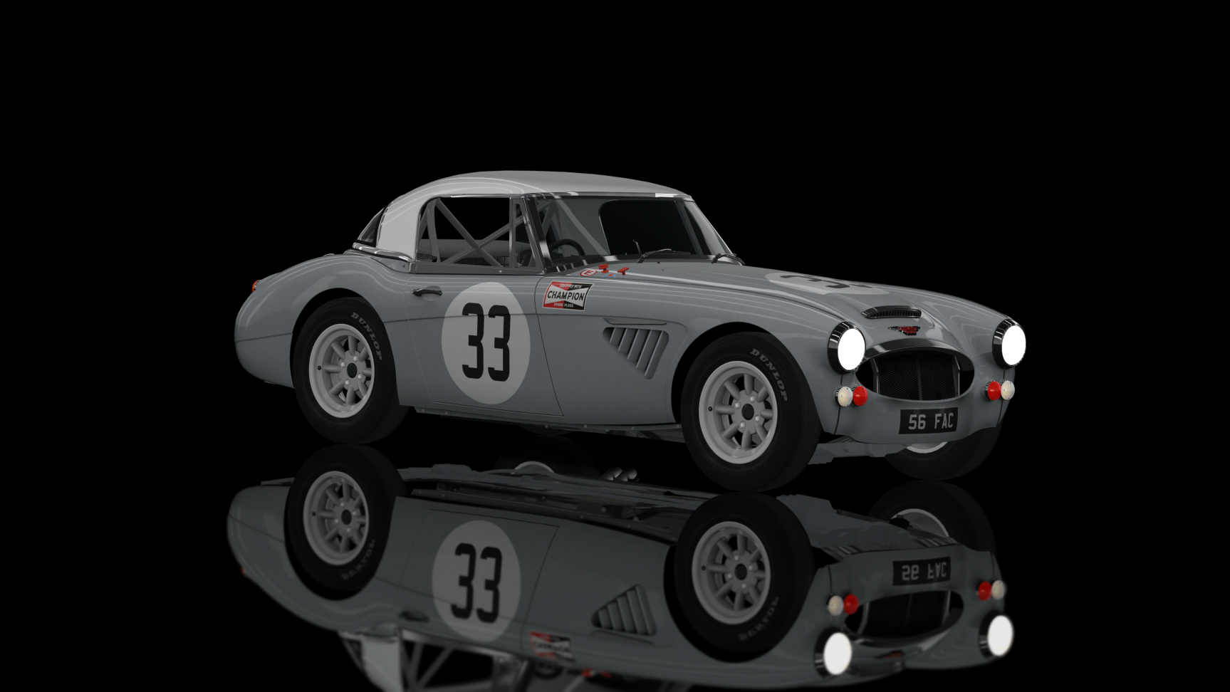 CLASSIC GR.3 - Austin Healey 3000 Lightweight 1964, skin grey33