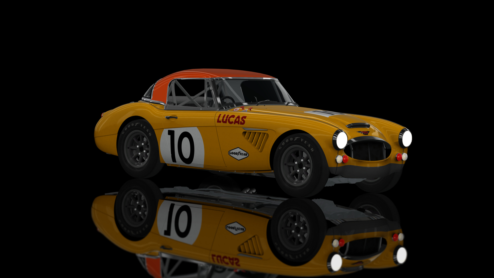 CLASSIC GR.3 - Austin Healey 3000 Lightweight 1964, skin orange10