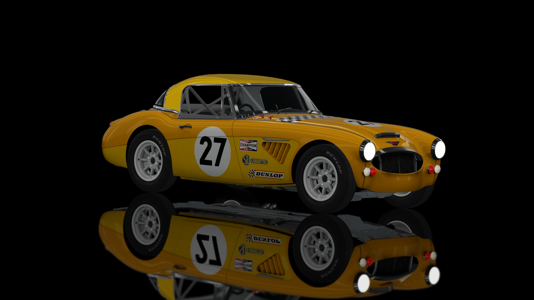 CLASSIC GR.3 - Austin Healey 3000 Lightweight 1964, skin orange27