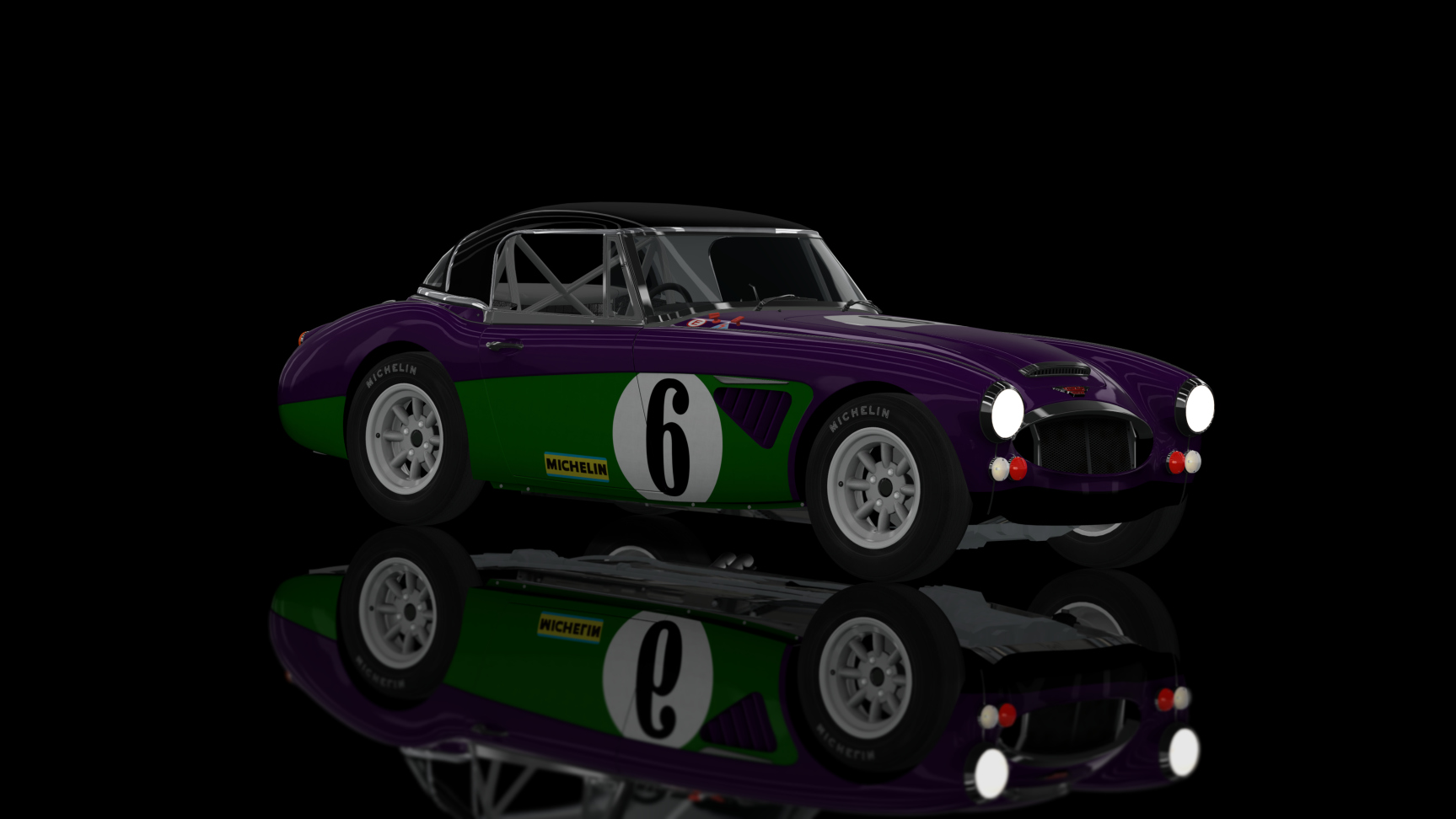 CLASSIC GR.3 - Austin Healey 3000 Lightweight 1964, skin purple6