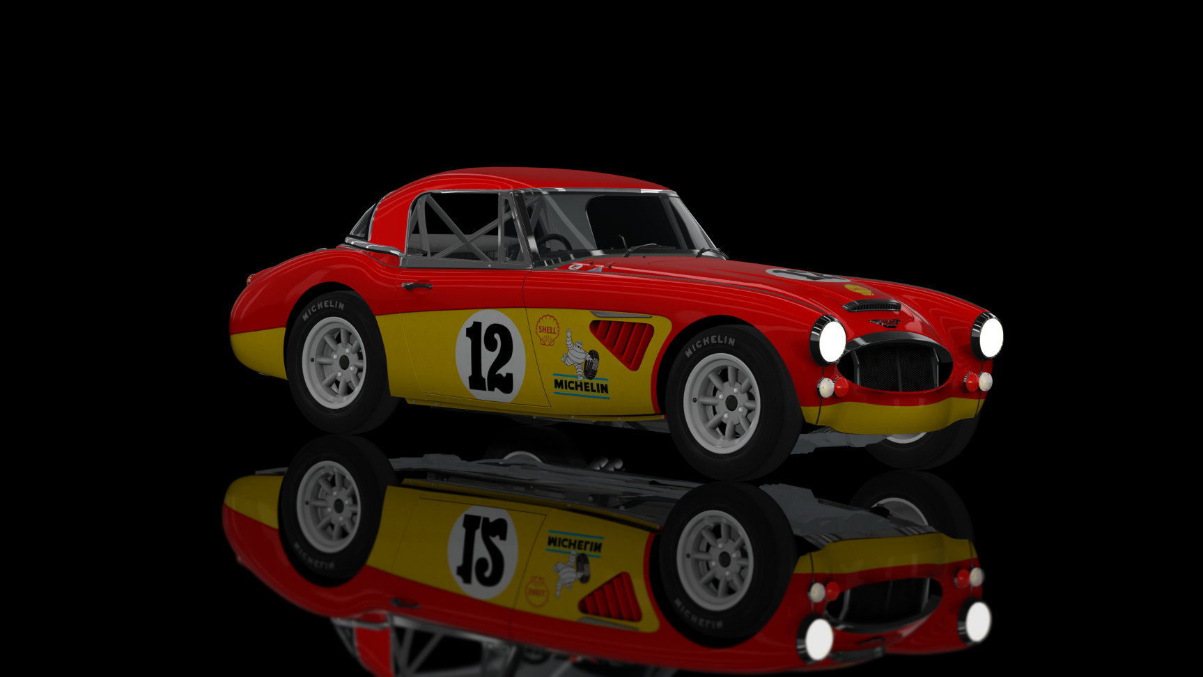 CLASSIC GR.3 - Austin Healey 3000 Lightweight 1964, skin red12