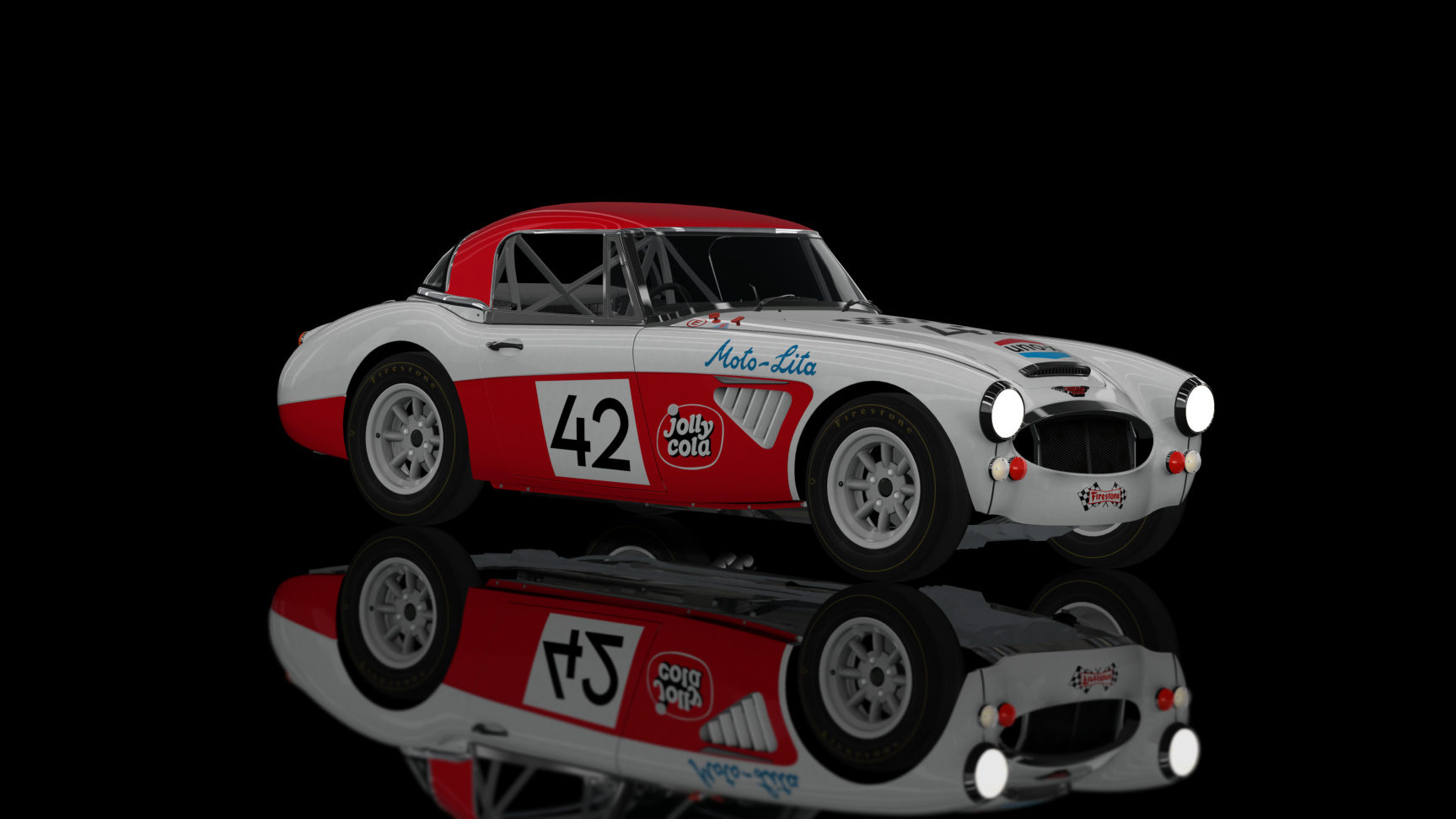 CLASSIC GR.3 - Austin Healey 3000 Lightweight 1964, skin white42