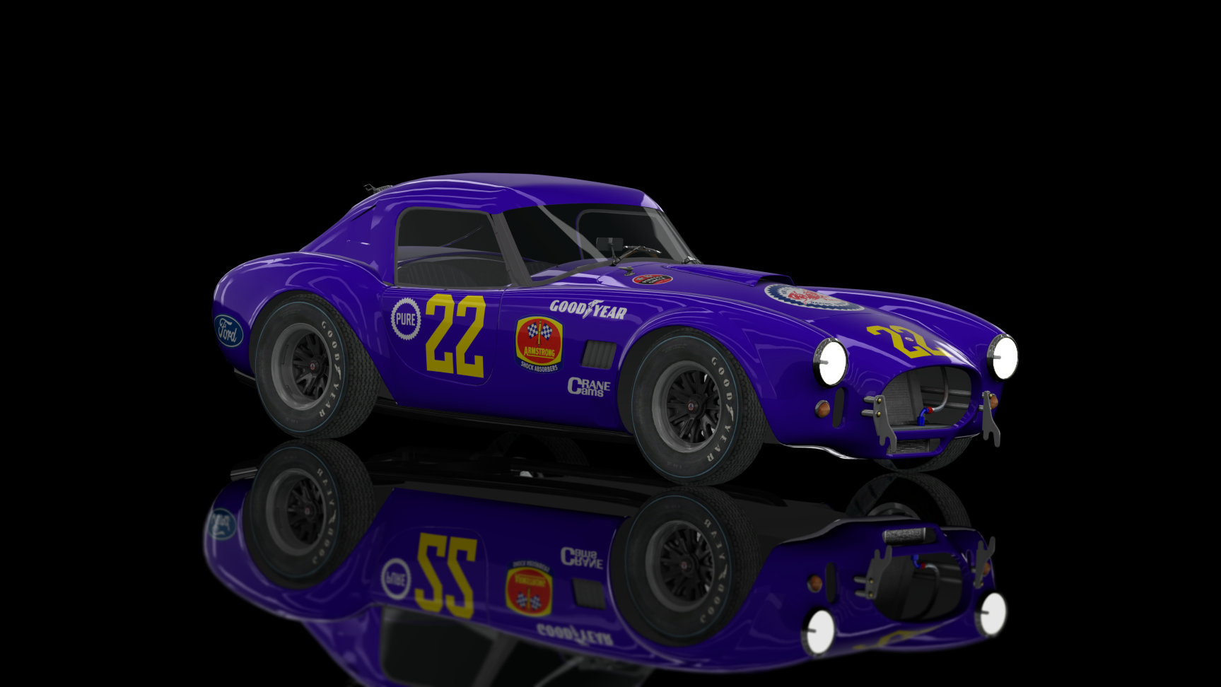 CLASSIC GR.3 - Shelby Cobra 289 Hardtop 1964, skin 22_purple