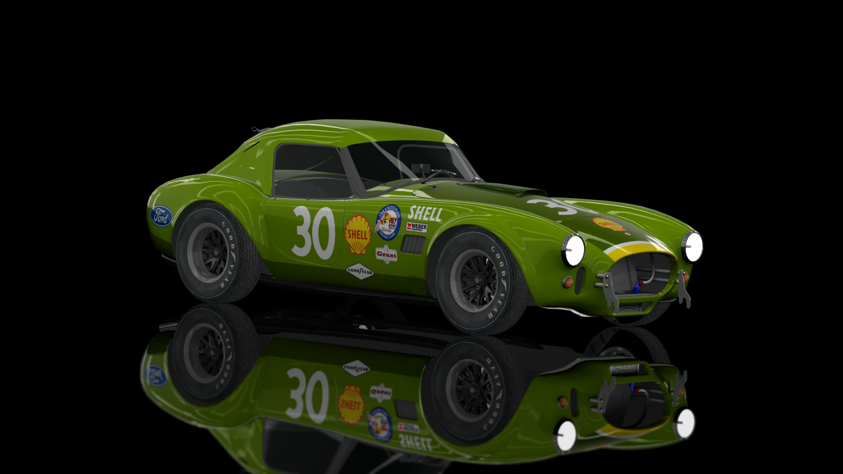 CLASSIC GR.3 - Shelby Cobra 289 Hardtop 1964, skin 30_green