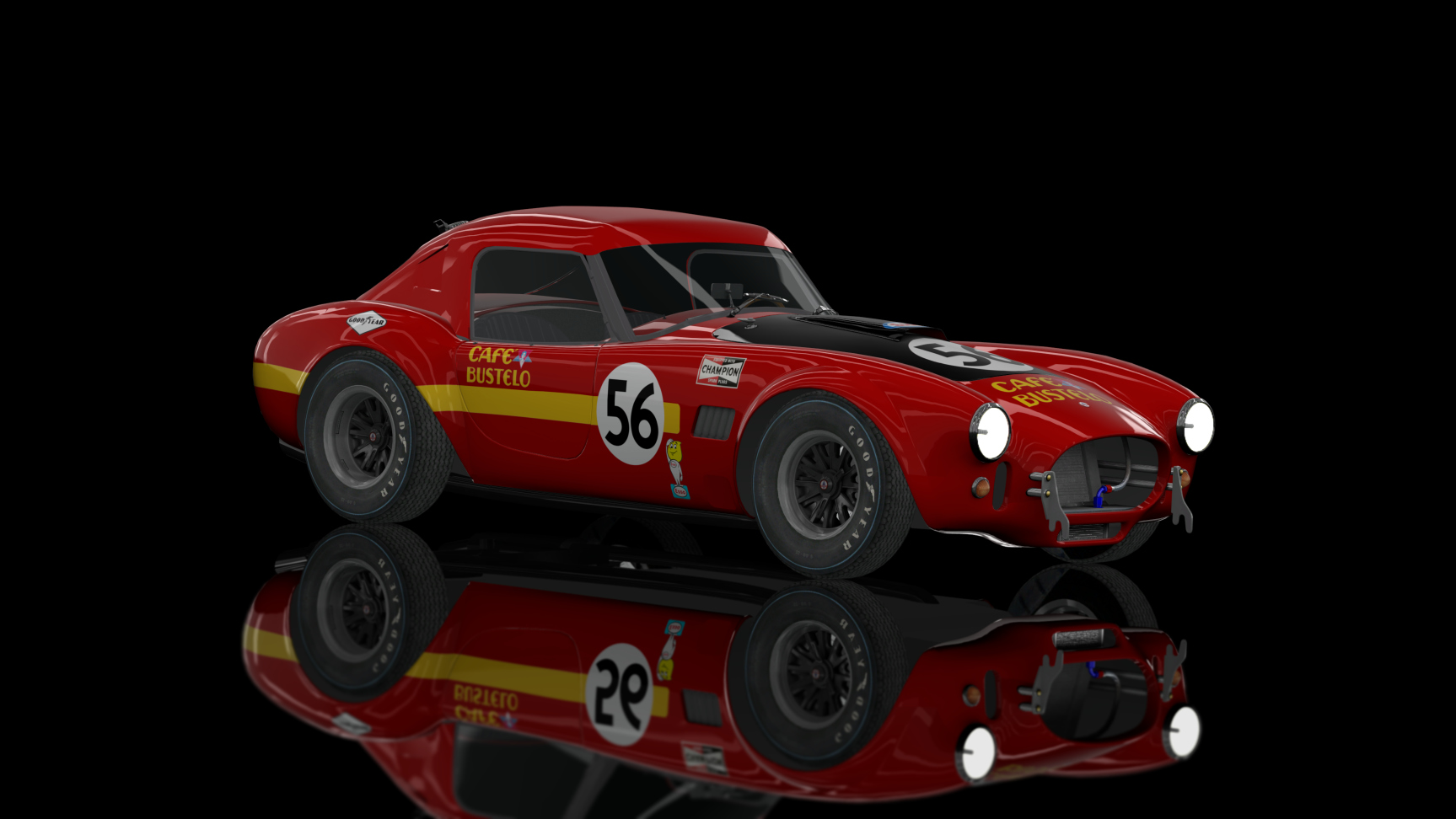 CLASSIC GR.3 - Shelby Cobra 289 Hardtop 1964, skin 56_red