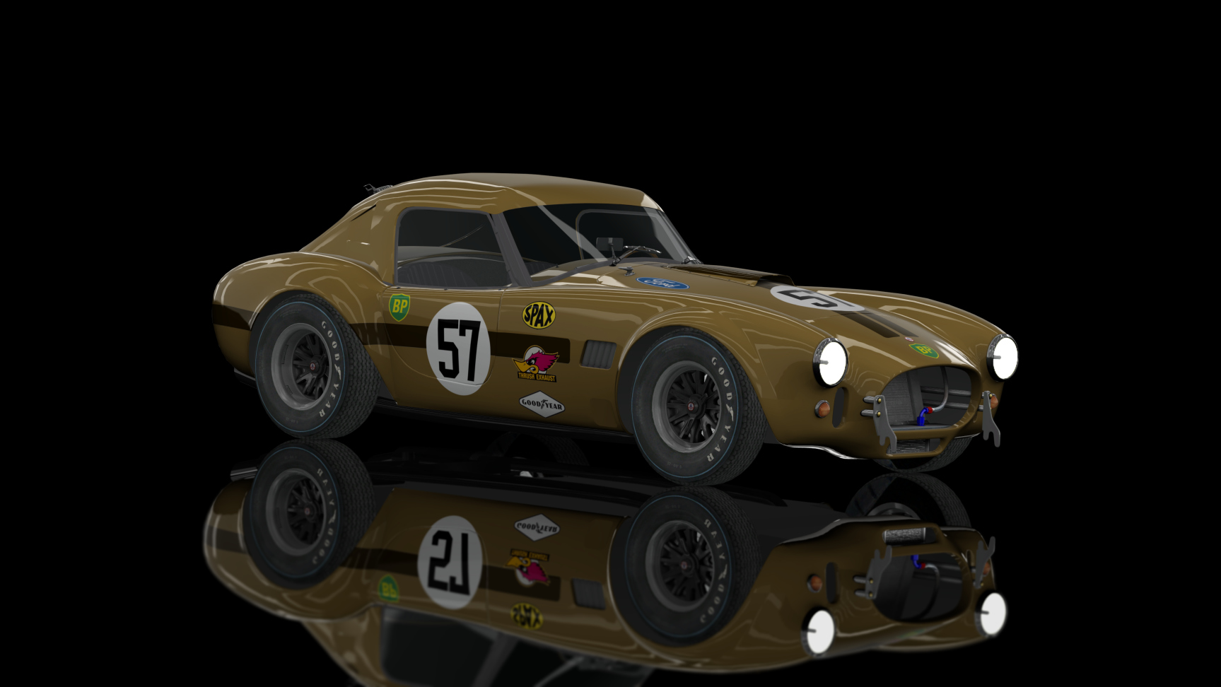 CLASSIC GR.3 - Shelby Cobra 289 Hardtop 1964, skin 57_brown