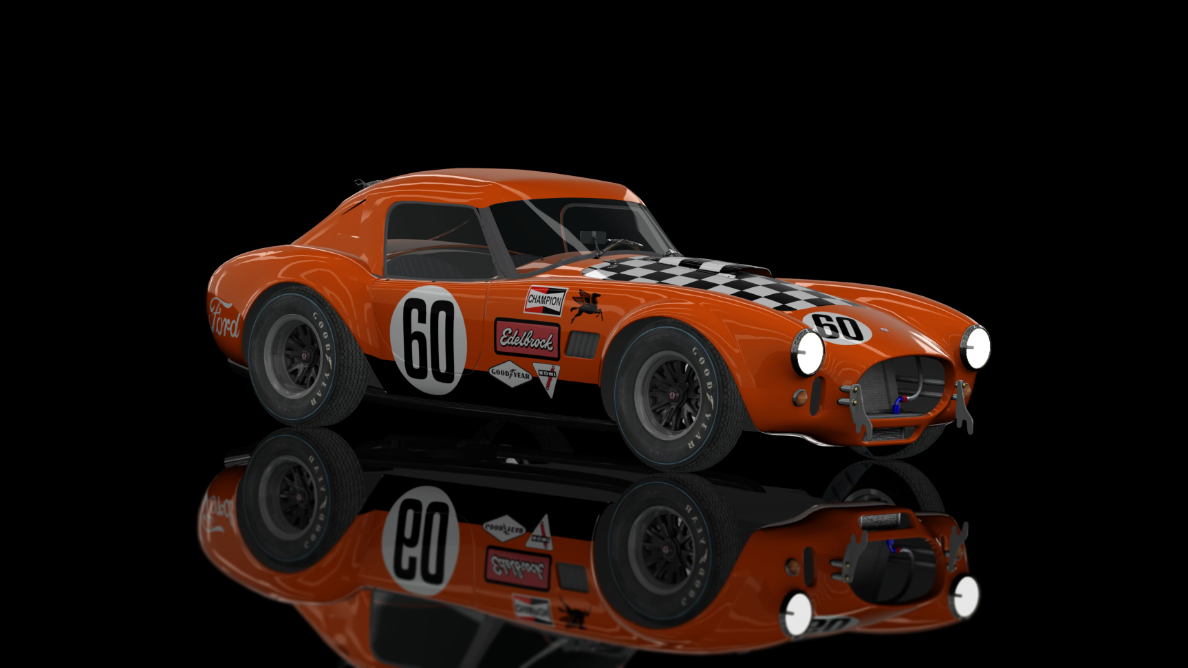 CLASSIC GR.3 - Shelby Cobra 289 Hardtop 1964, skin 60_orange