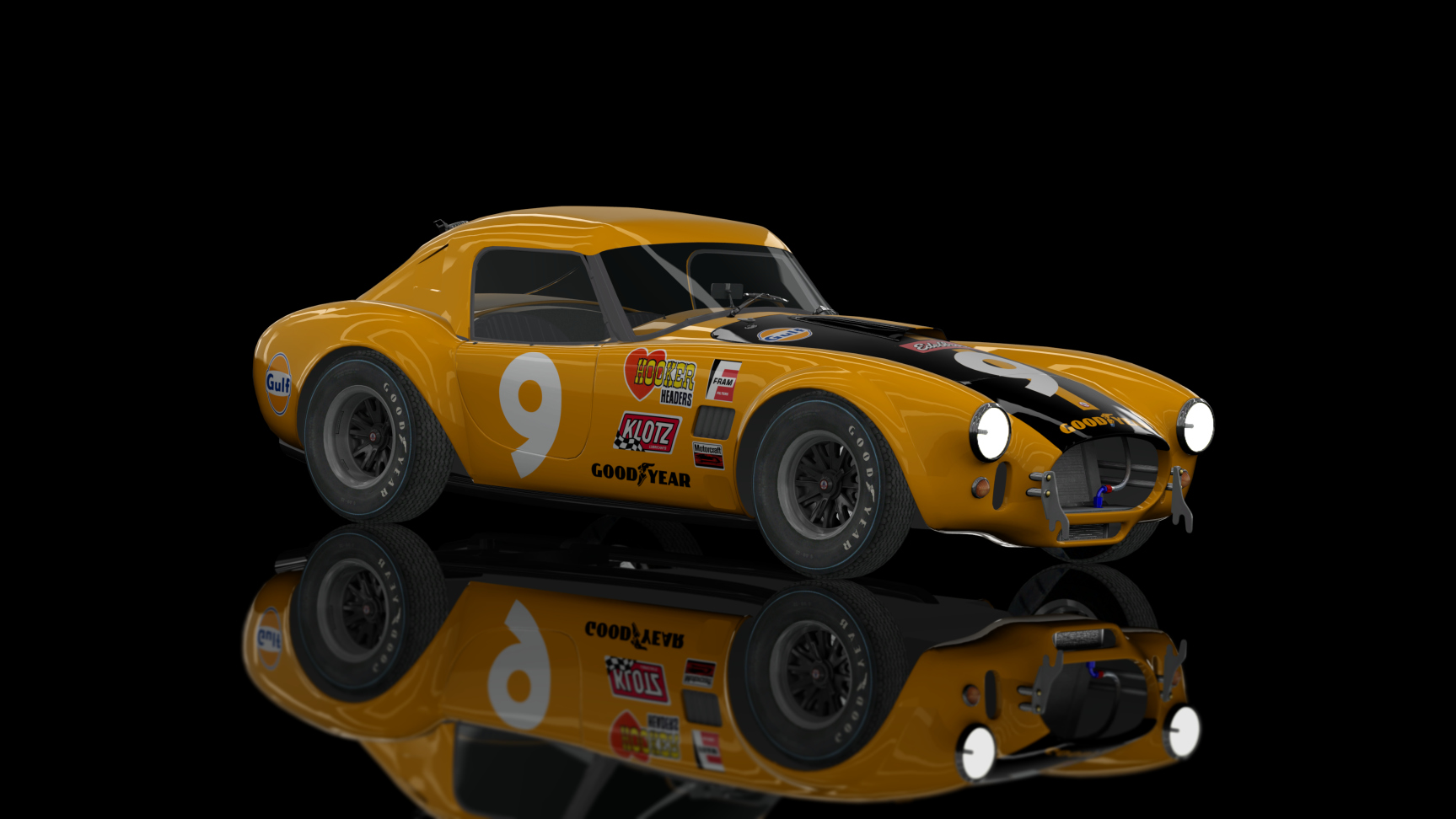 CLASSIC GR.3 - Shelby Cobra 289 Hardtop 1964, skin 9_orange