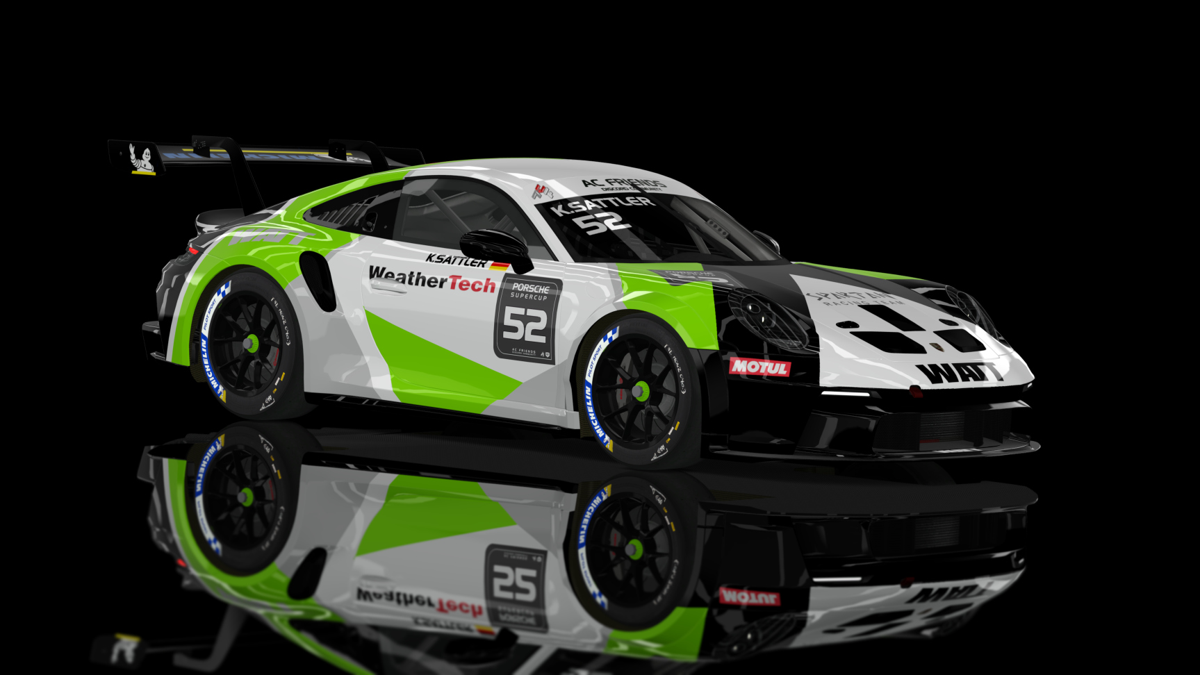 ACF CUP - Porsche 992 GT3 Cup 2021, skin ACF-911SC-S2-#52-Sattler