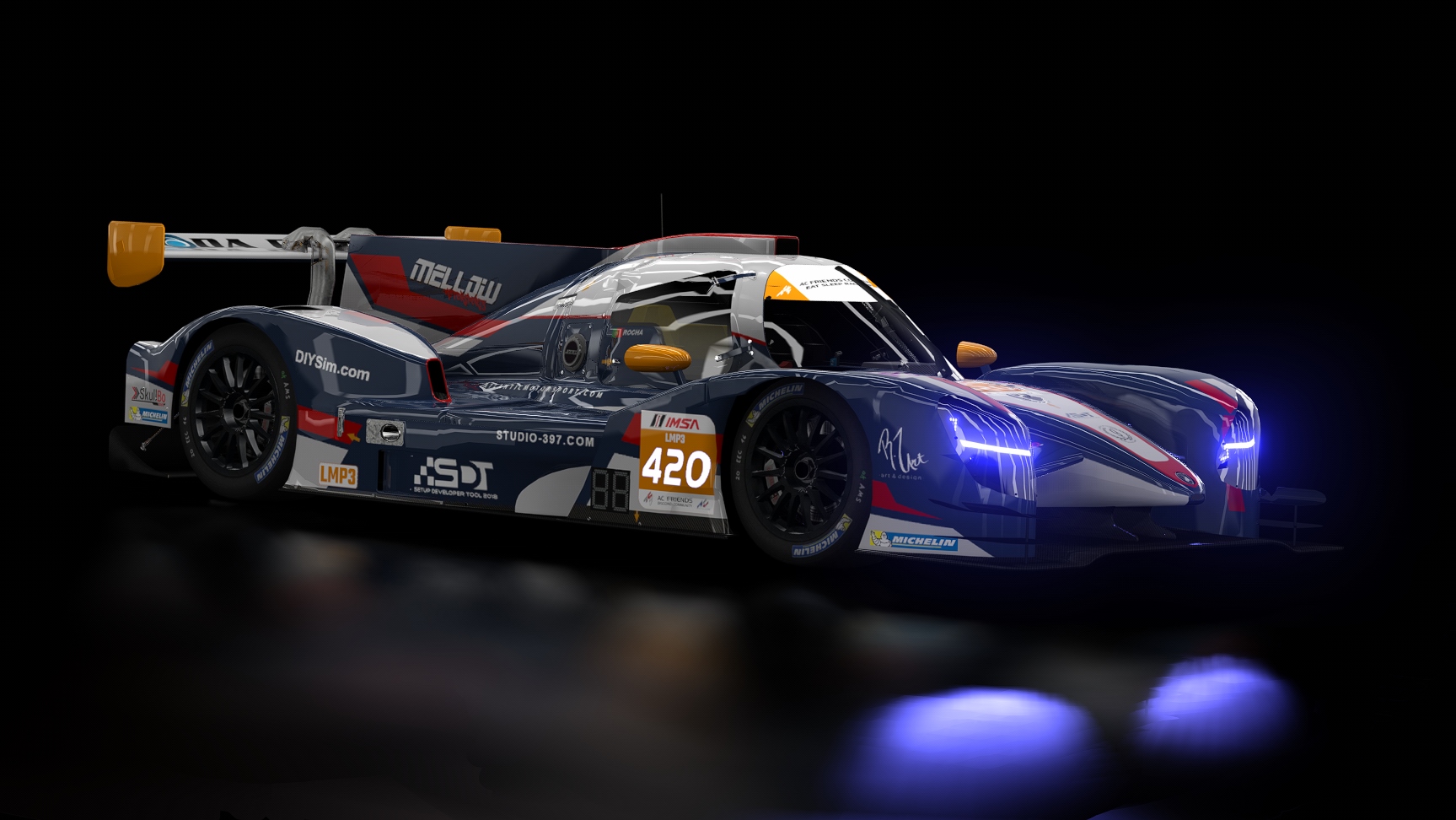 ACF - LMP3 Duqueine D08 2020, skin ACFIMSA_SEBRING_LMP3_420