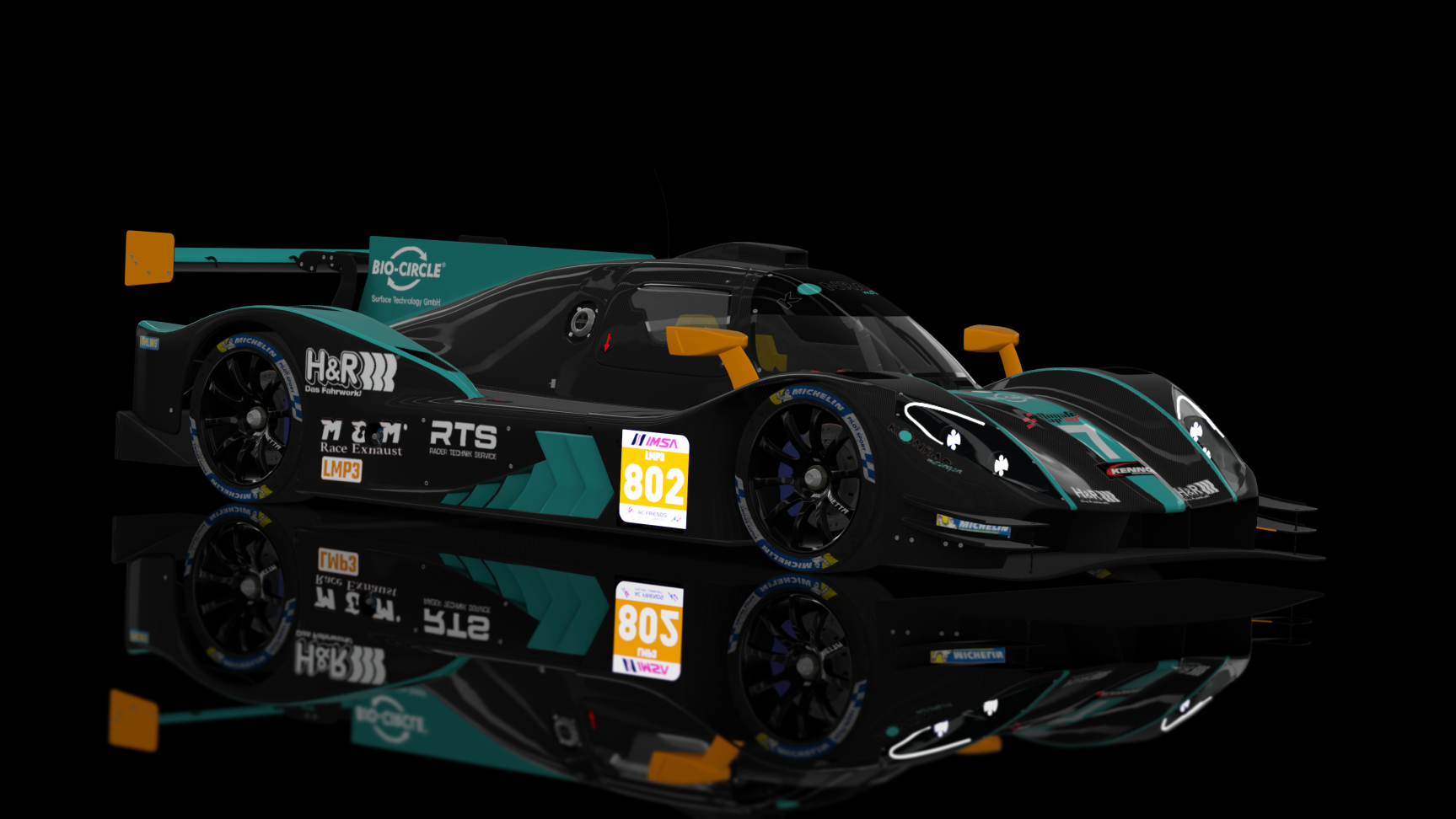 ACF - LMP3 Ginetta G61 LT P3 2020, skin ACFIMSA_DAYTONA_LMP3_802