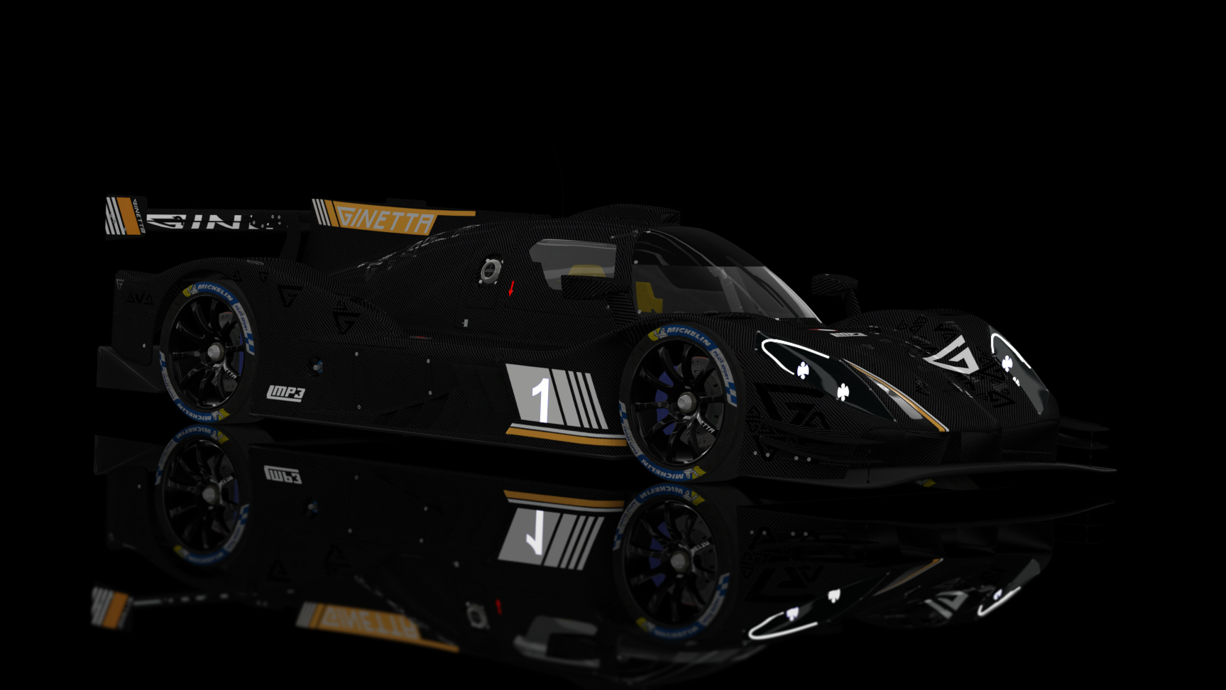 ACF - LMP3 Ginetta G61 LT P3 2020, skin Ginetta Factory