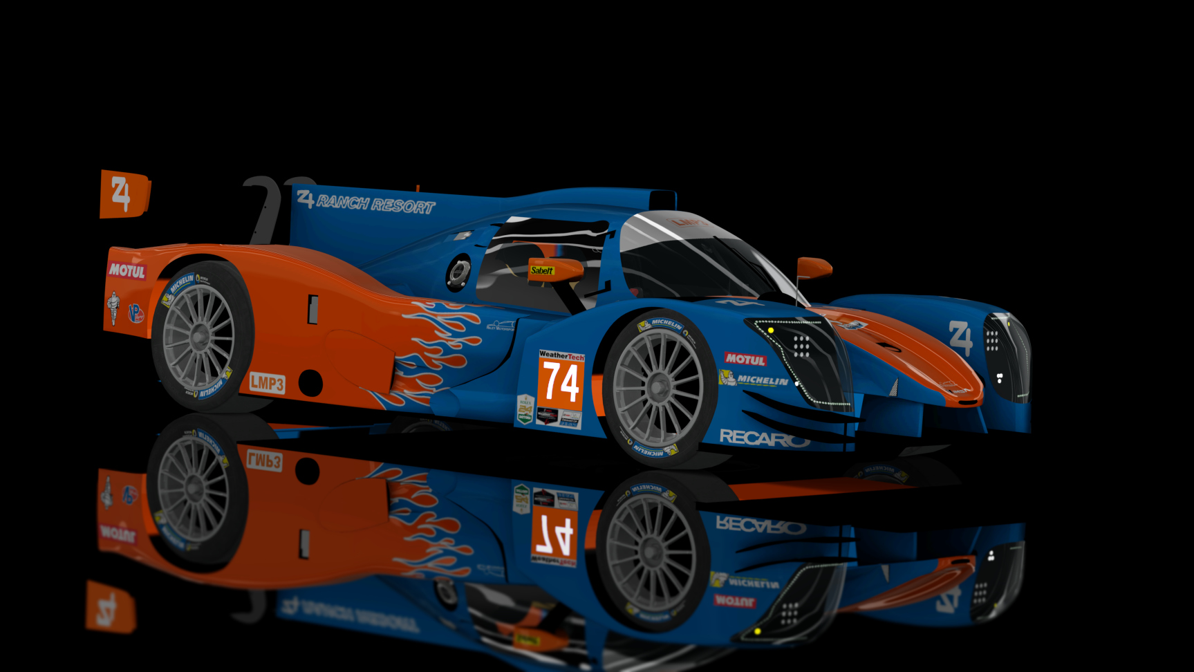 ACF - LMP3 Ligier JSP320 Nissan 2020, skin 2021 IMSA #74 Riley Motorsport