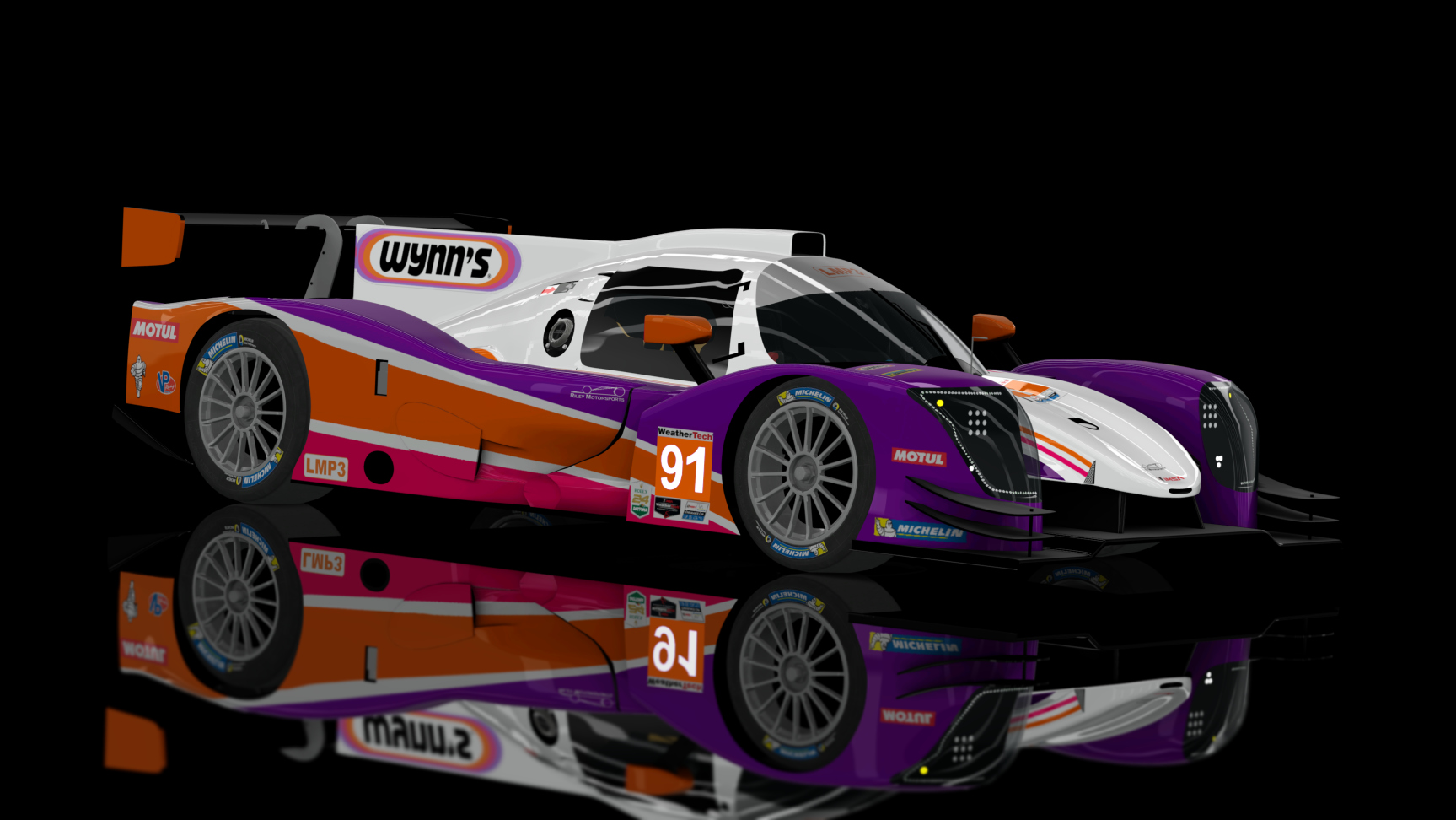 ACF - LMP3 Ligier JSP320 Nissan 2020, skin 2021 IMSA #91 Riley Motorsport