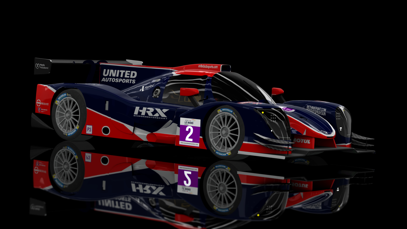 ACF - LMP3 Ligier JSP320 Nissan 2020, skin 2021_ALMS_02_United_Autosports