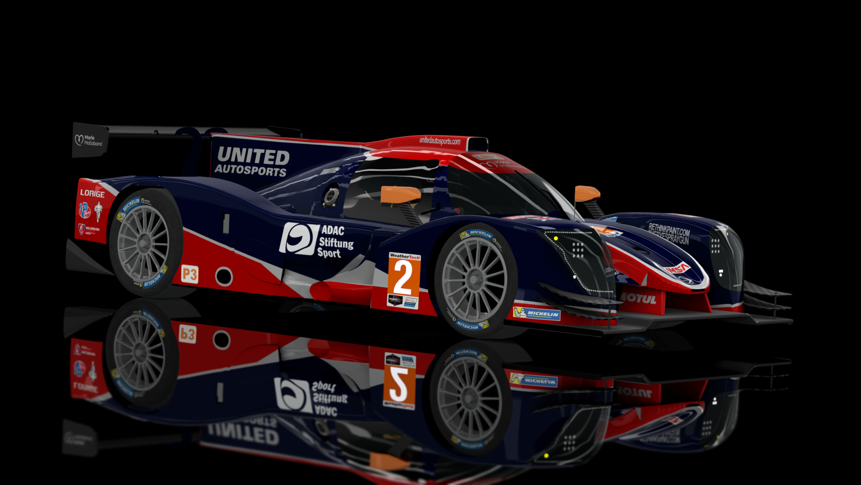 ACF - LMP3 Ligier JSP320 Nissan 2020, skin 2021_IMSA_02_United_Autosports