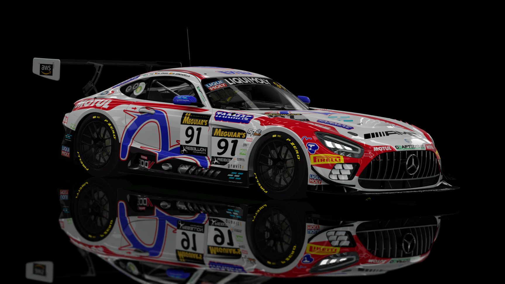 GT3 EVO - AMG GT3 EVO 2020, skin 2022 B12HR Craft-Bamboo