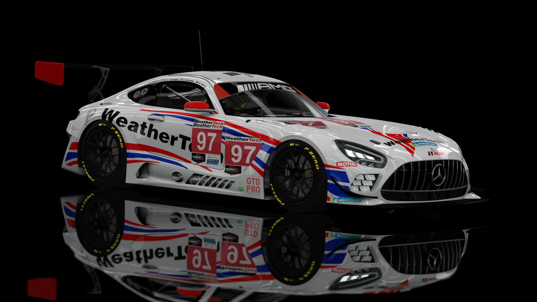 GT3 EVO - AMG GT3 EVO 2020, skin 2022_IMSA_GTP_97_WeatherTech