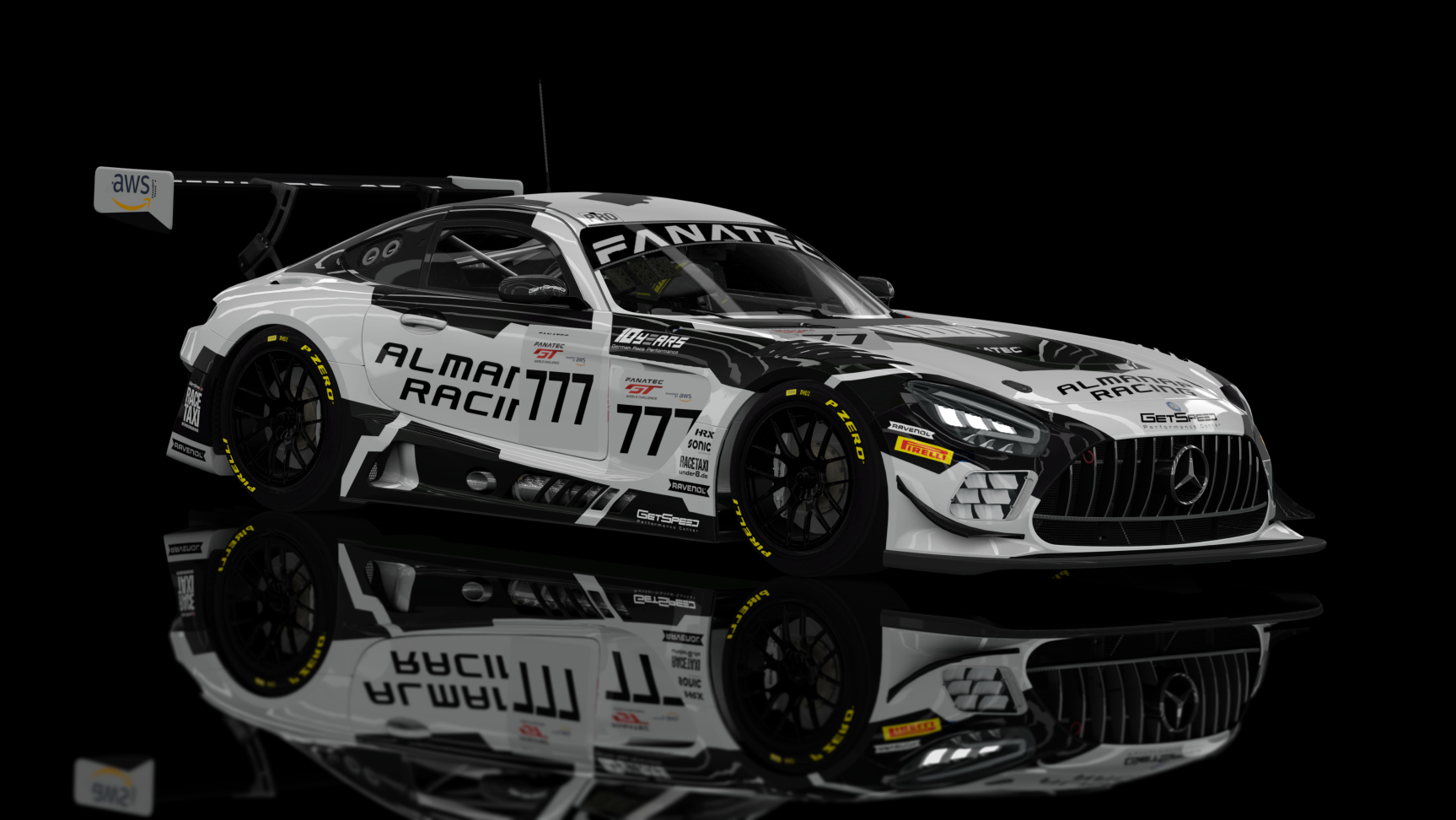 GT3 EVO - AMG GT3 EVO 2020, skin 2023 AL MANAR Racing #777