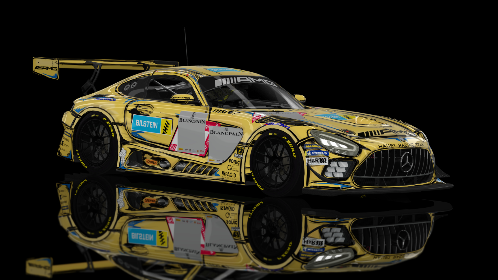 GT3 EVO - AMG GT3 EVO 2020, skin 2023 AMG Team Bilstein #4