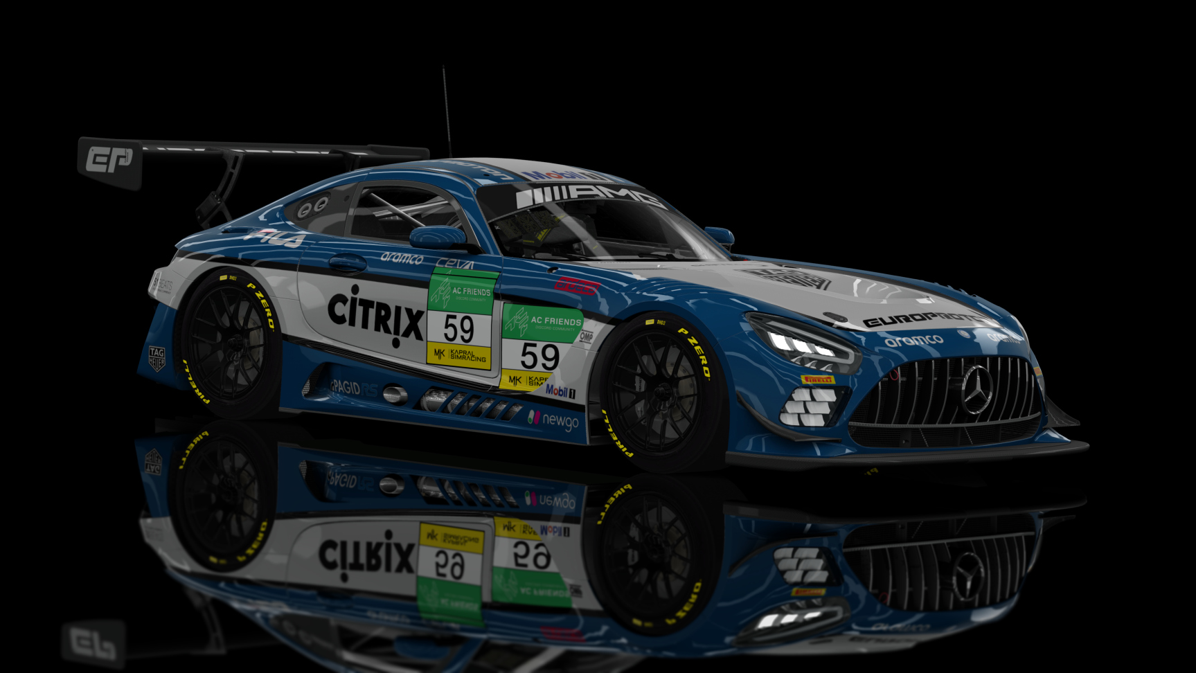 GT3 EVO - AMG GT3 EVO 2020, skin ACF_GT3E_R1_#59_Frei