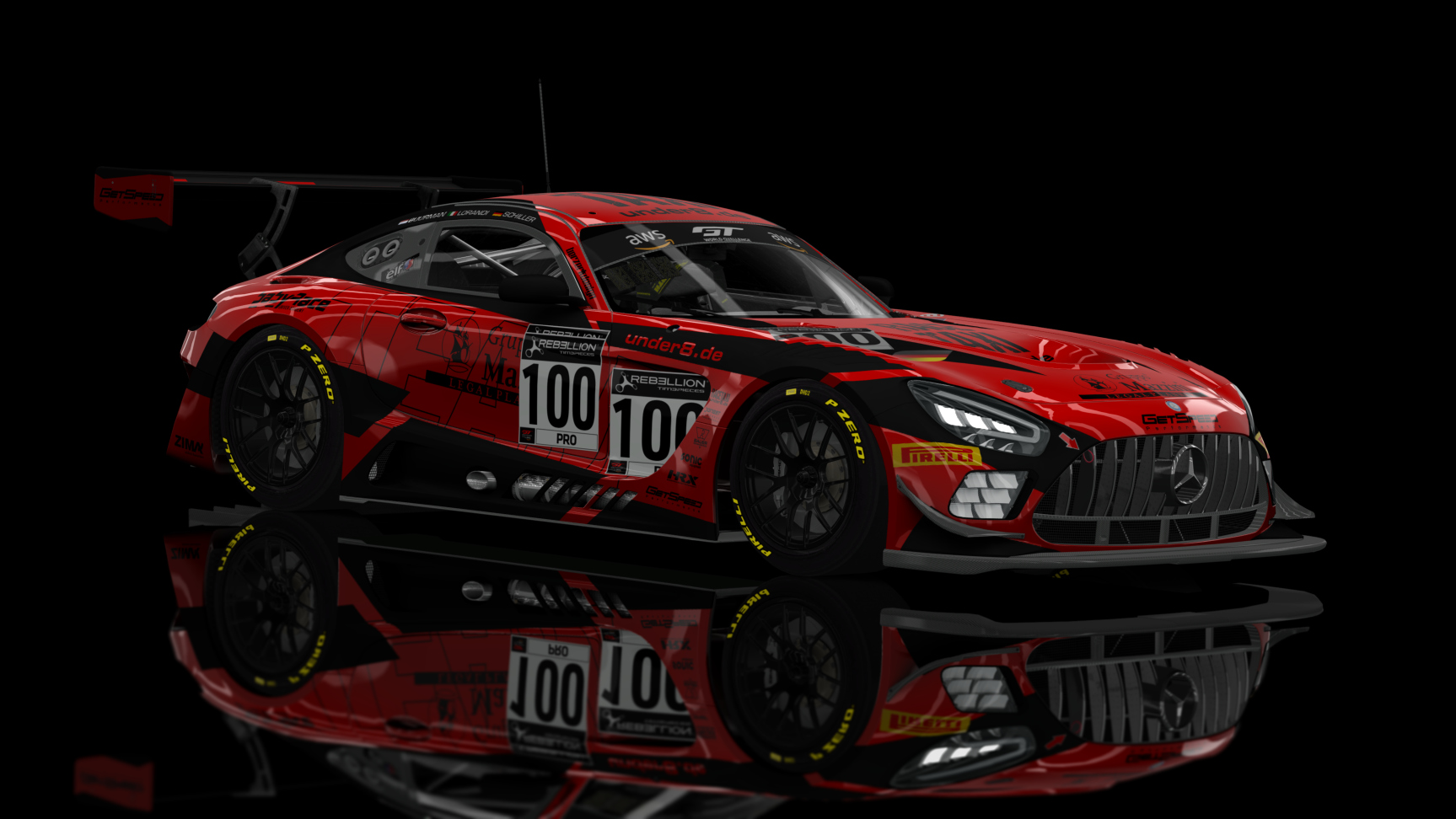 GT3 EVO - AMG GT3 EVO 2020, skin Getspeed_#100