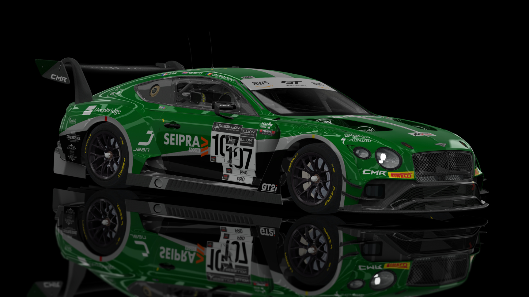 GT3 EVO - Bentley Continental GT GT3 2019, skin CMR_1 2020