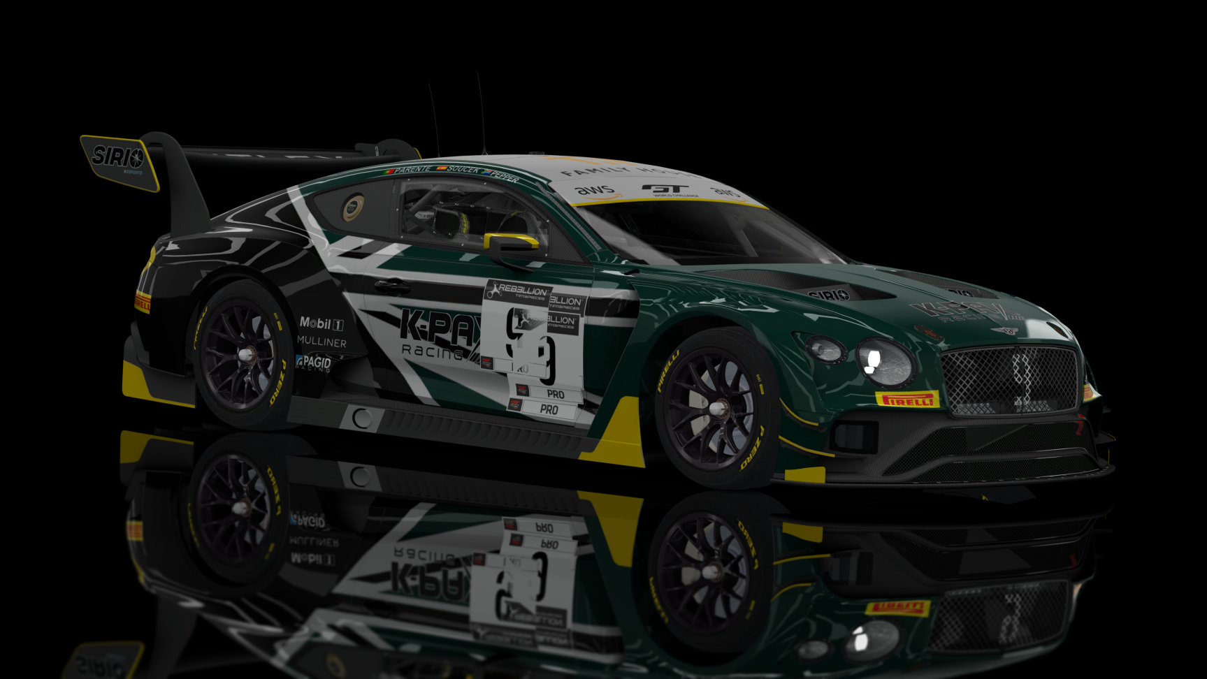 GT3 EVO - Bentley Continental GT GT3 2019, skin K_Pax_9