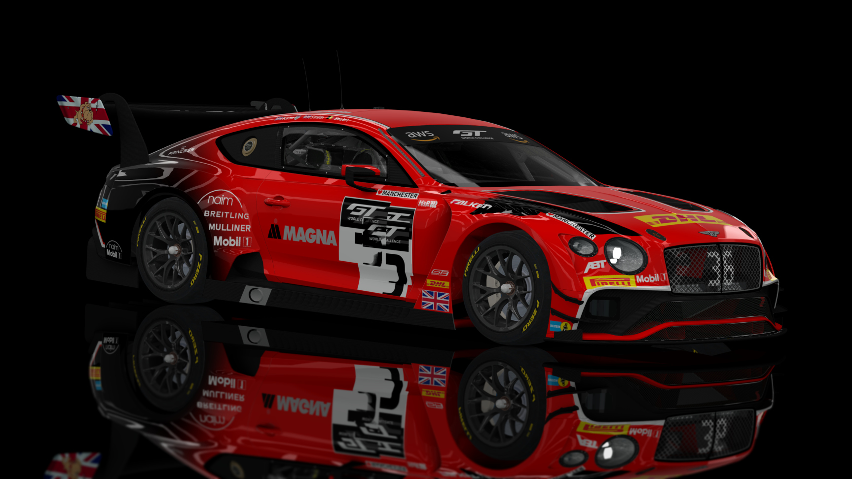 GT3 EVO - Bentley Continental GT GT3 2019, skin Team ABT 36