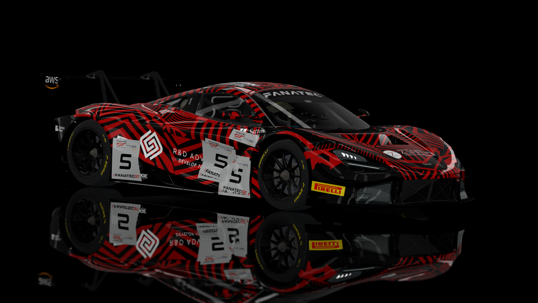 GT3 EVO - McLaren 720S GT3 2019, skin 2023 Opt. Motorsport #5