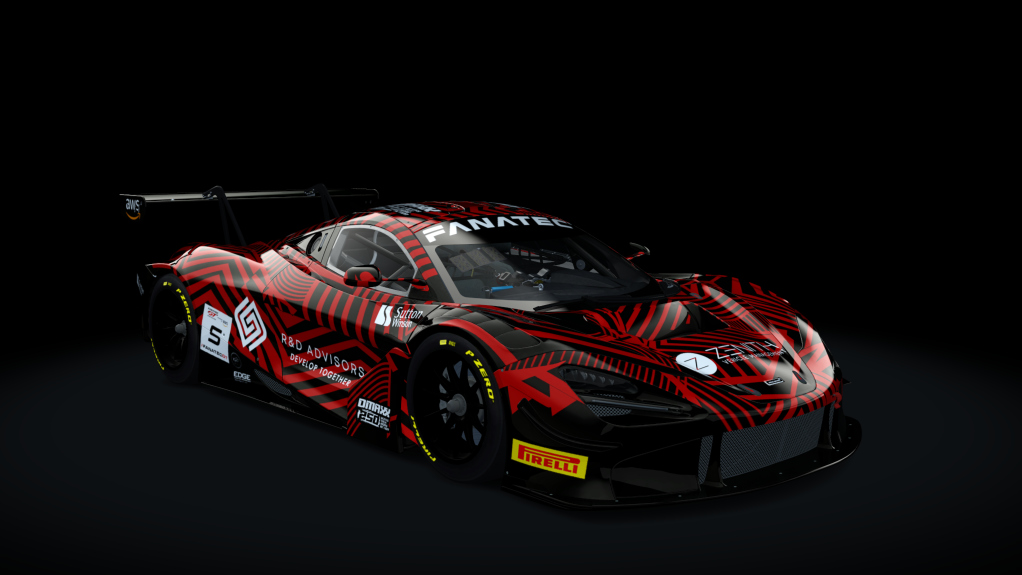 GT3 EVO - McLaren 720S GT3 2019, skin 2023 Optimum Motorsport #5