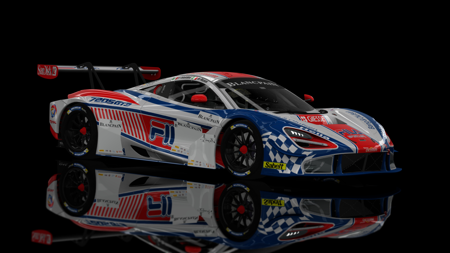 GT3 EVO - McLaren 720S GT3 2019, skin 86_Fila